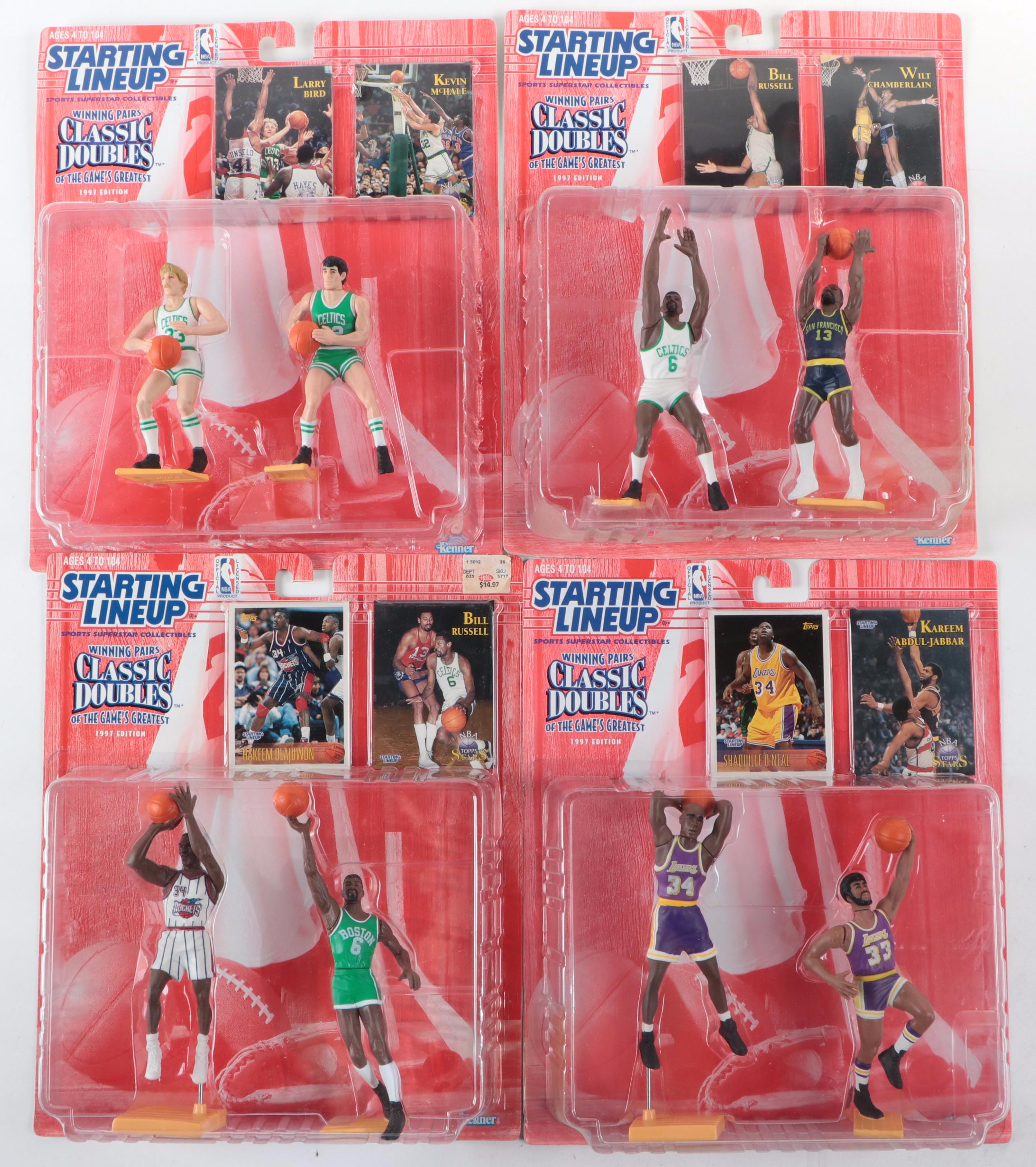 Kenner Starting Lineup Legends Shaq, Bird, Erving, More NBA Basketball Figures
