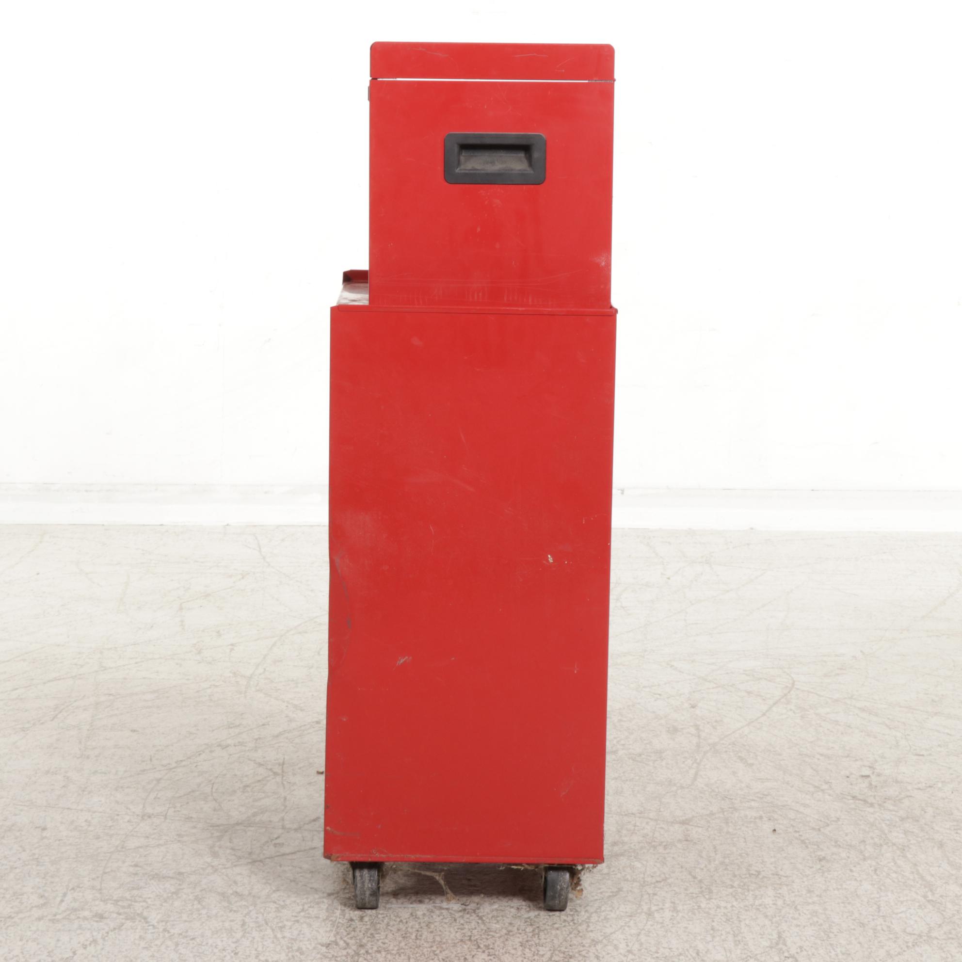 Craftsman Rolling Tool Chest on Chest, Late 20th Century