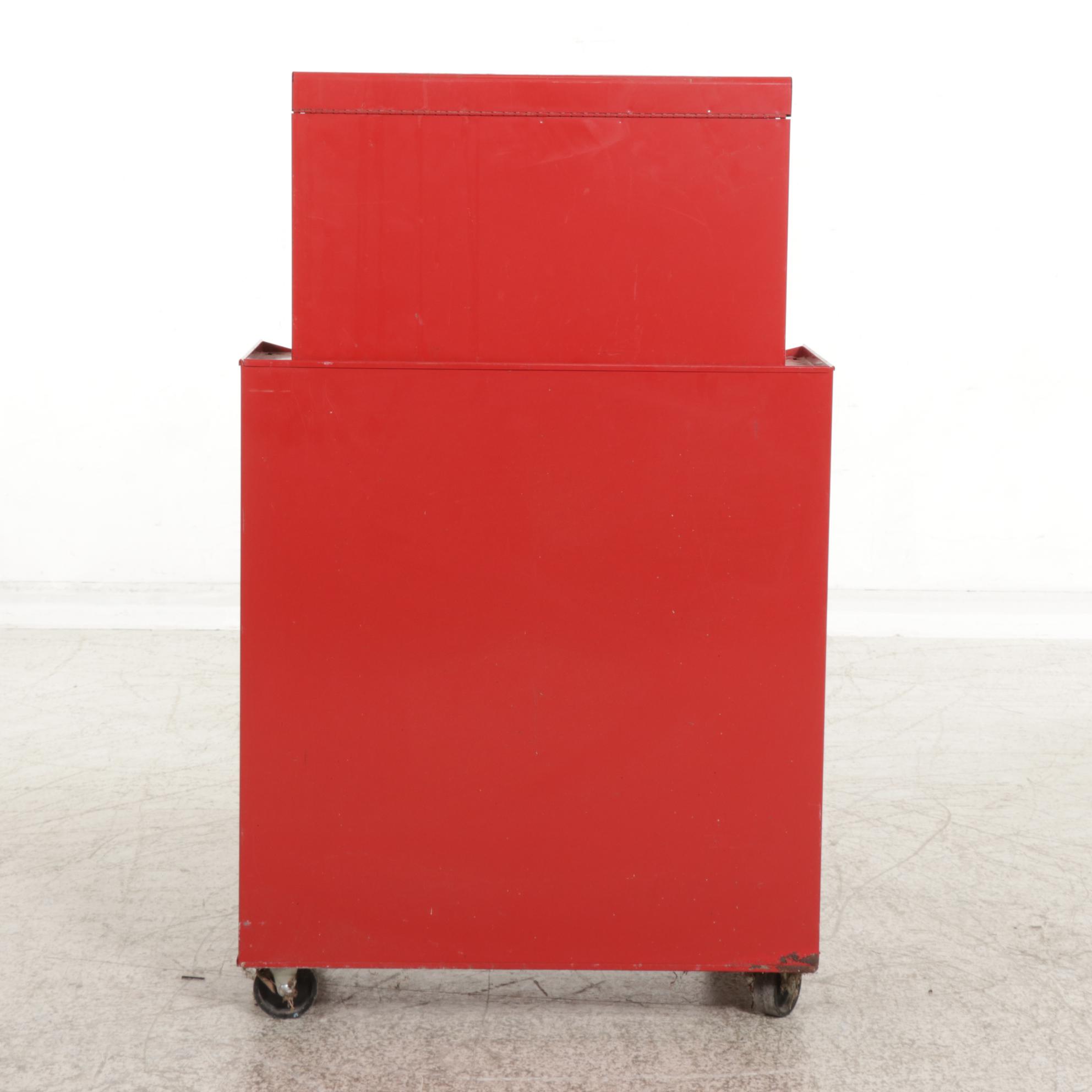 Craftsman Rolling Tool Chest on Chest, Late 20th Century