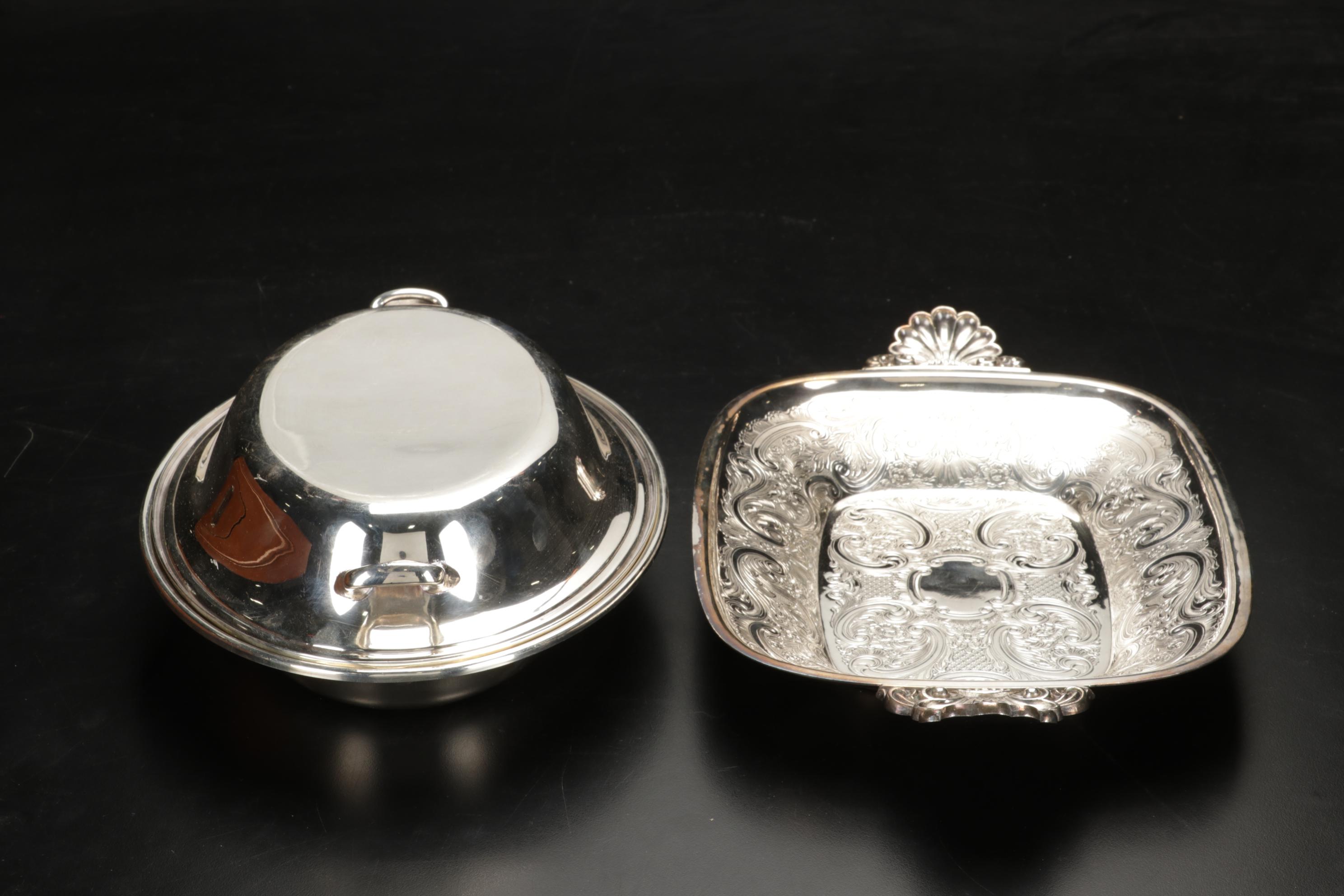 1881 Rogers with Other Silver Plate Flatware and Serving Pieces, 20th Century