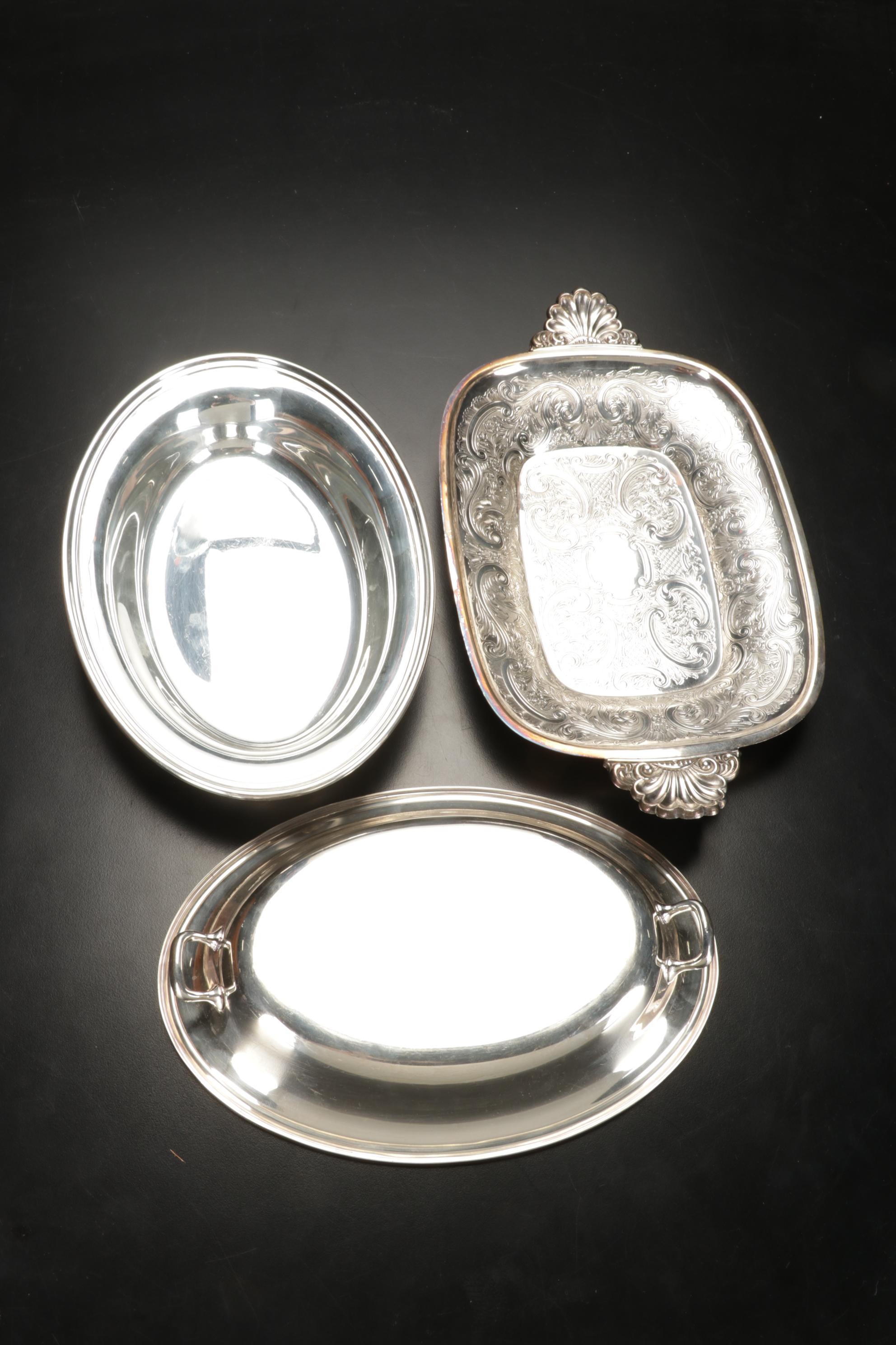 1881 Rogers with Other Silver Plate Flatware and Serving Pieces, 20th Century