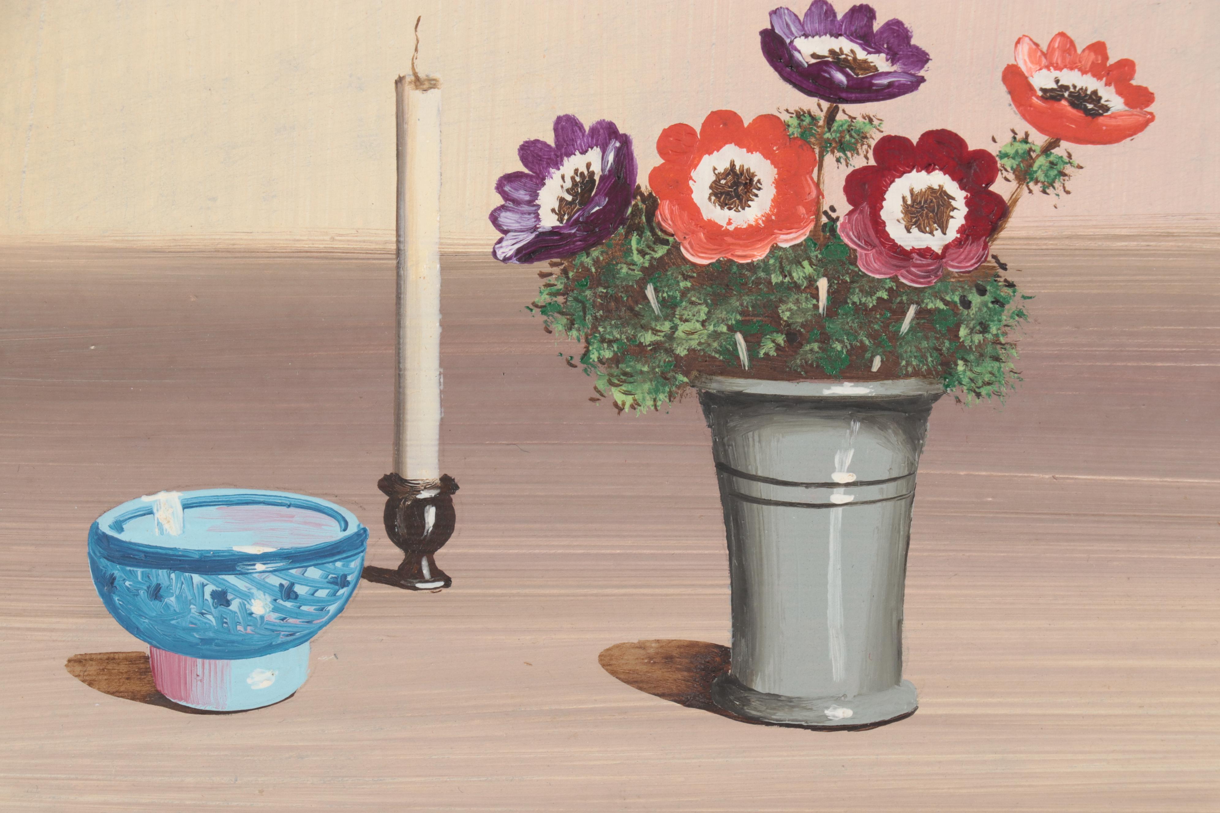 V. Weley Oil Painting of Floral Still Life