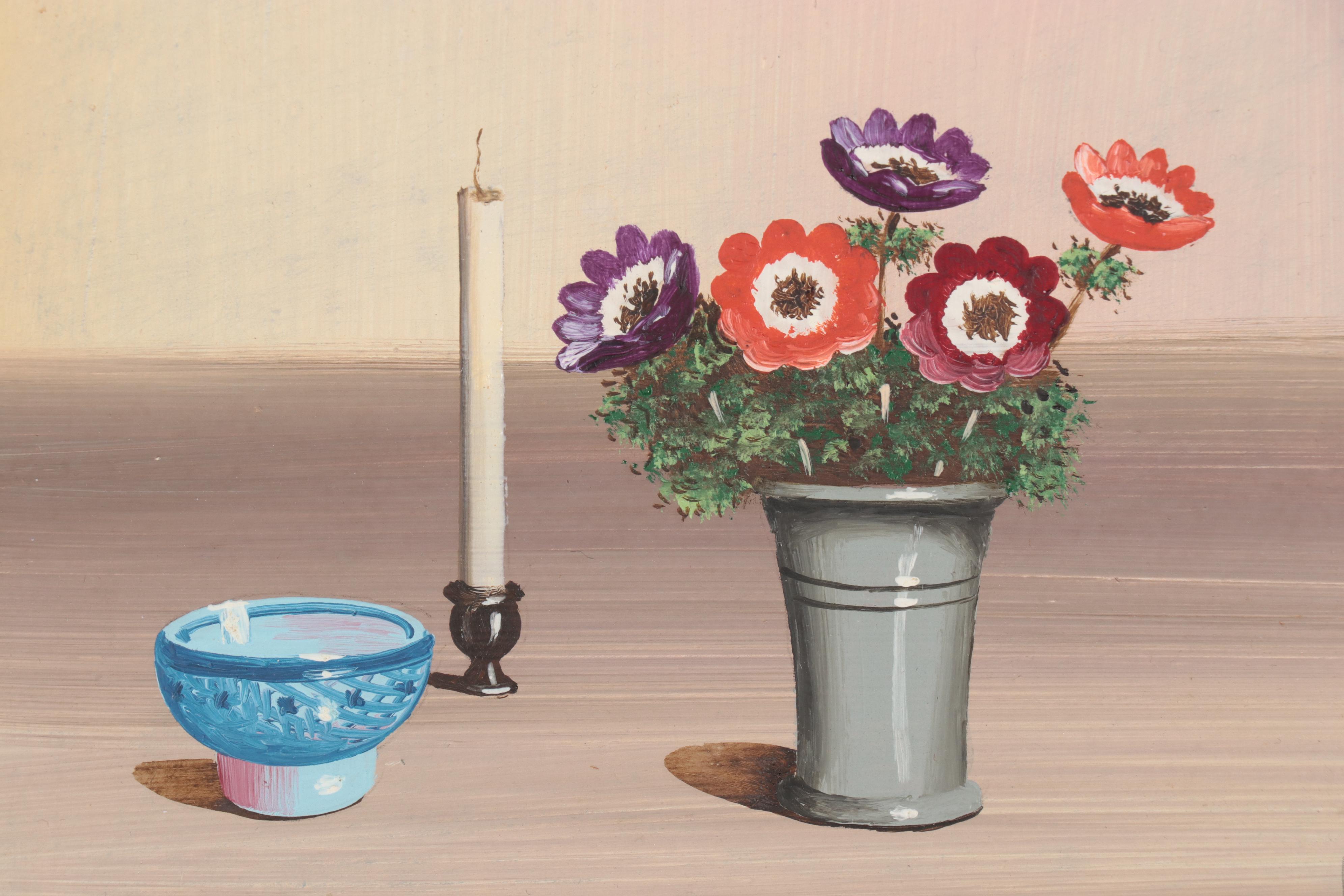 V. Weley Oil Painting of Floral Still Life