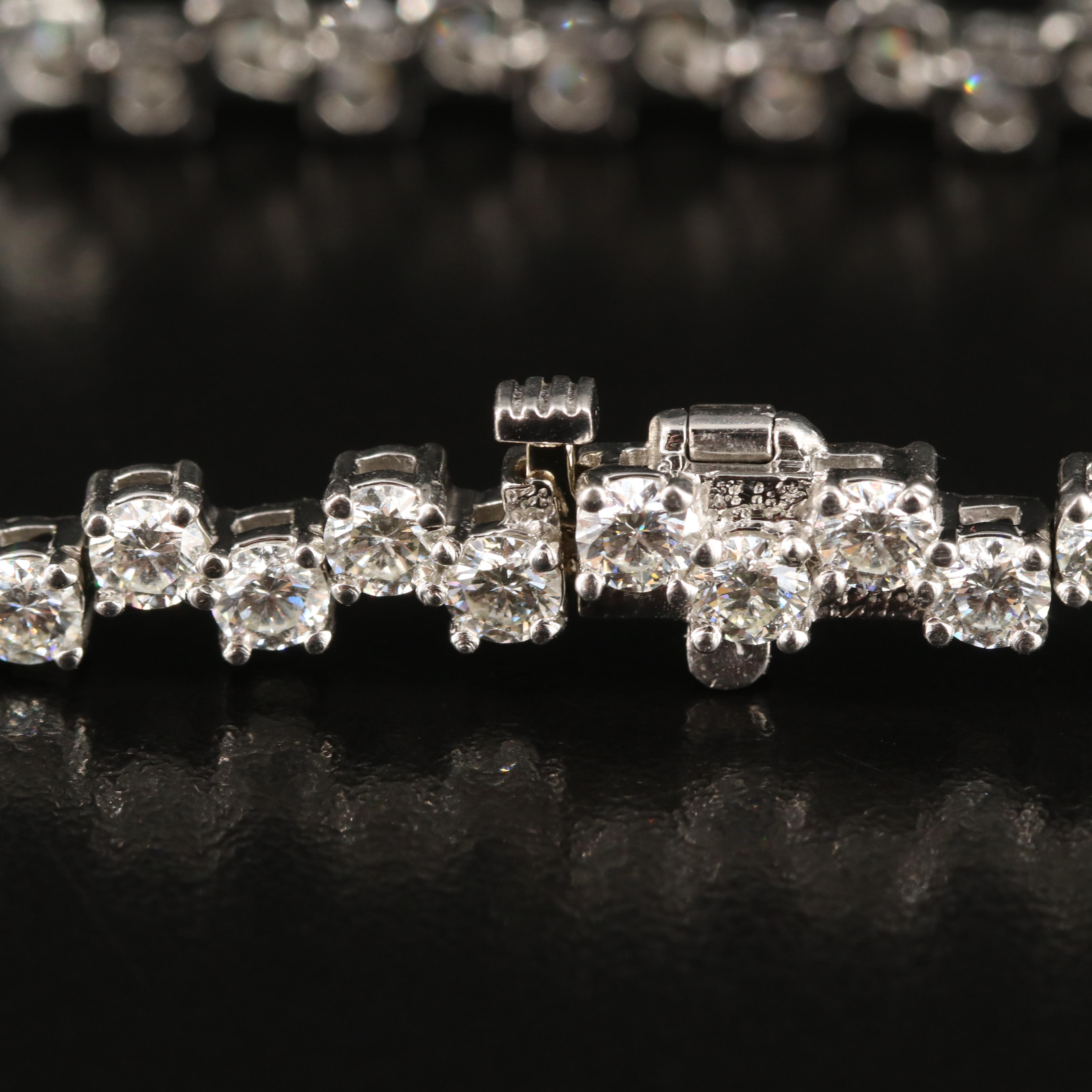 Platinum 8.19 CTW Diamond Bracelet
