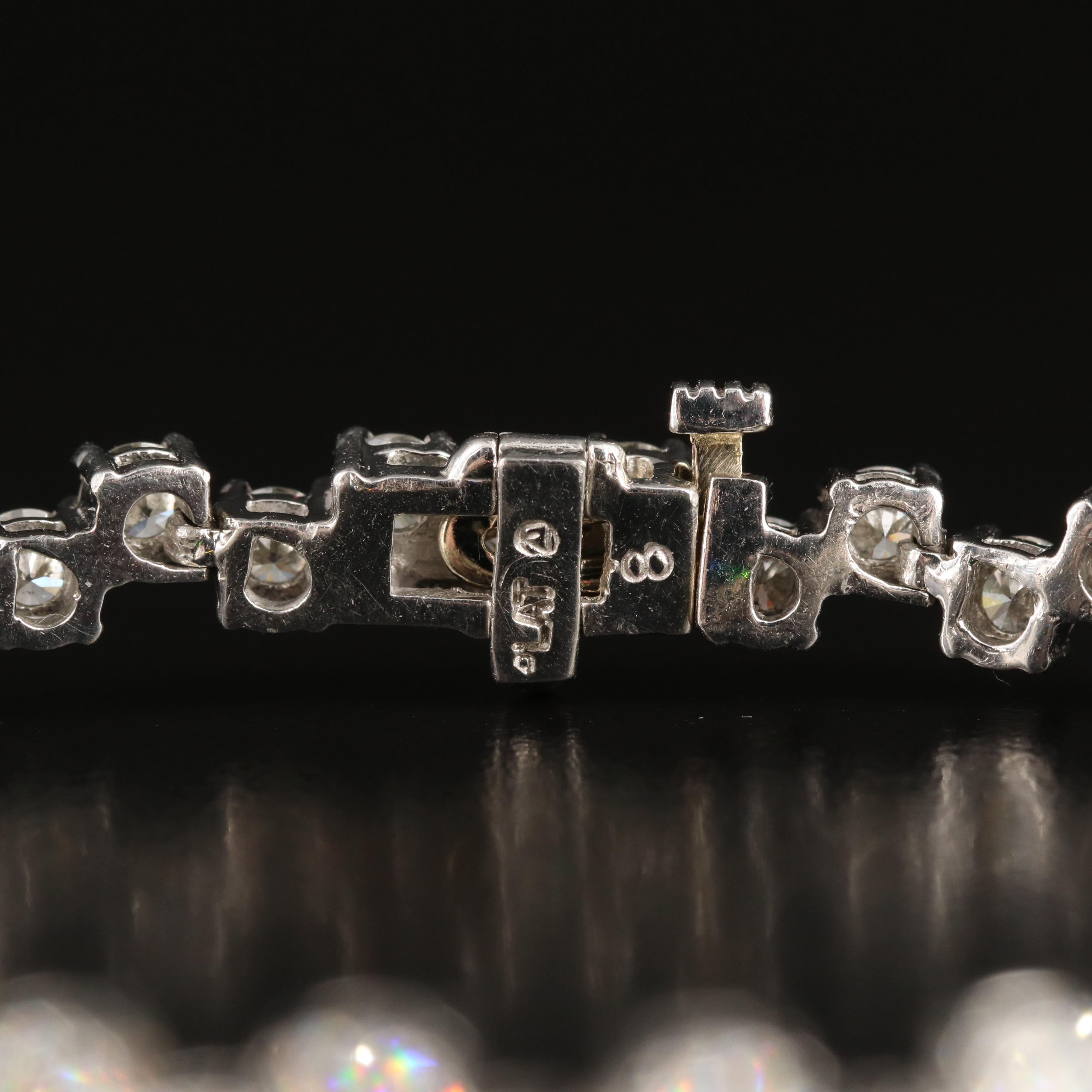 Platinum 8.19 CTW Diamond Bracelet