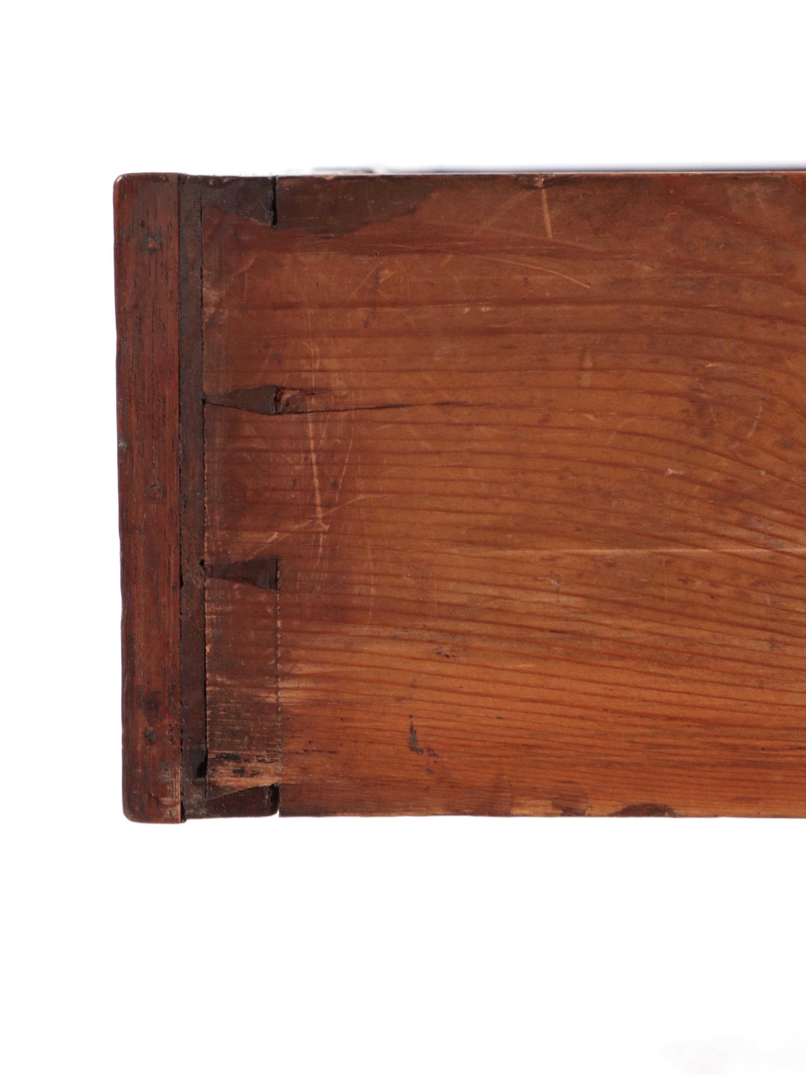 George III Mahogany Five-Drawer Chest, Late 18th Century