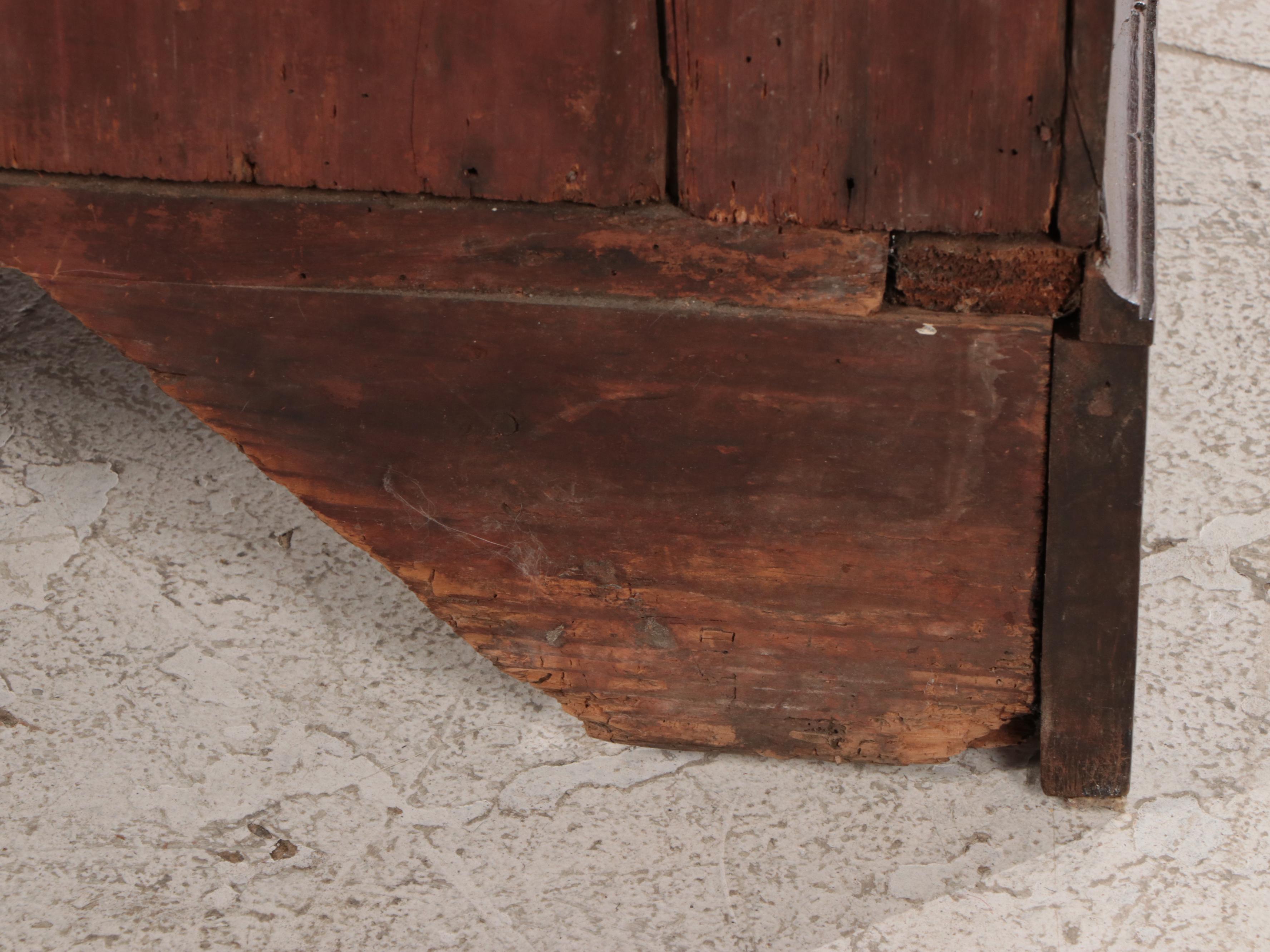 George III Mahogany Five-Drawer Chest, Late 18th Century