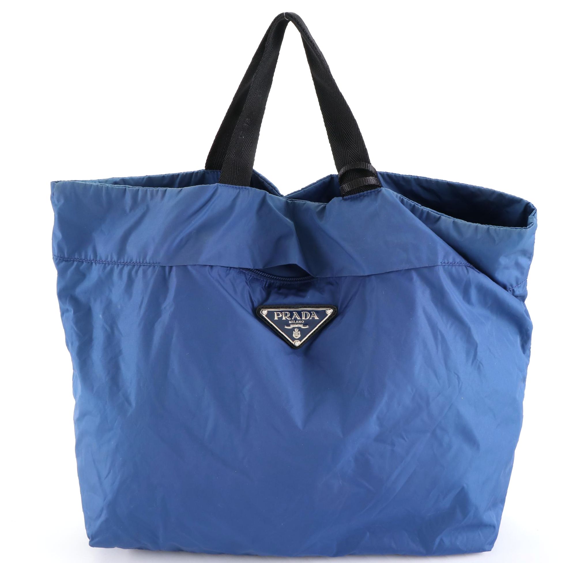 Prada Packable Tote in Nylon with Stuff Bag