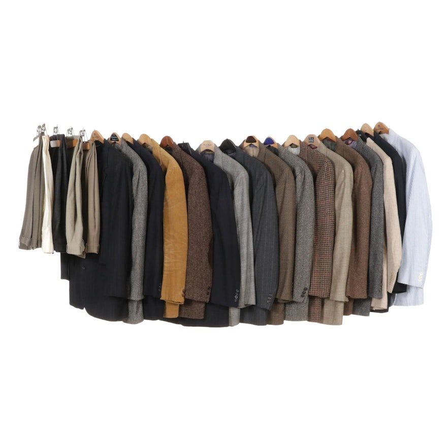 Jos. A. Bank, Brooks Brothers, Corbin, and Other Suit Jackets and Trousers