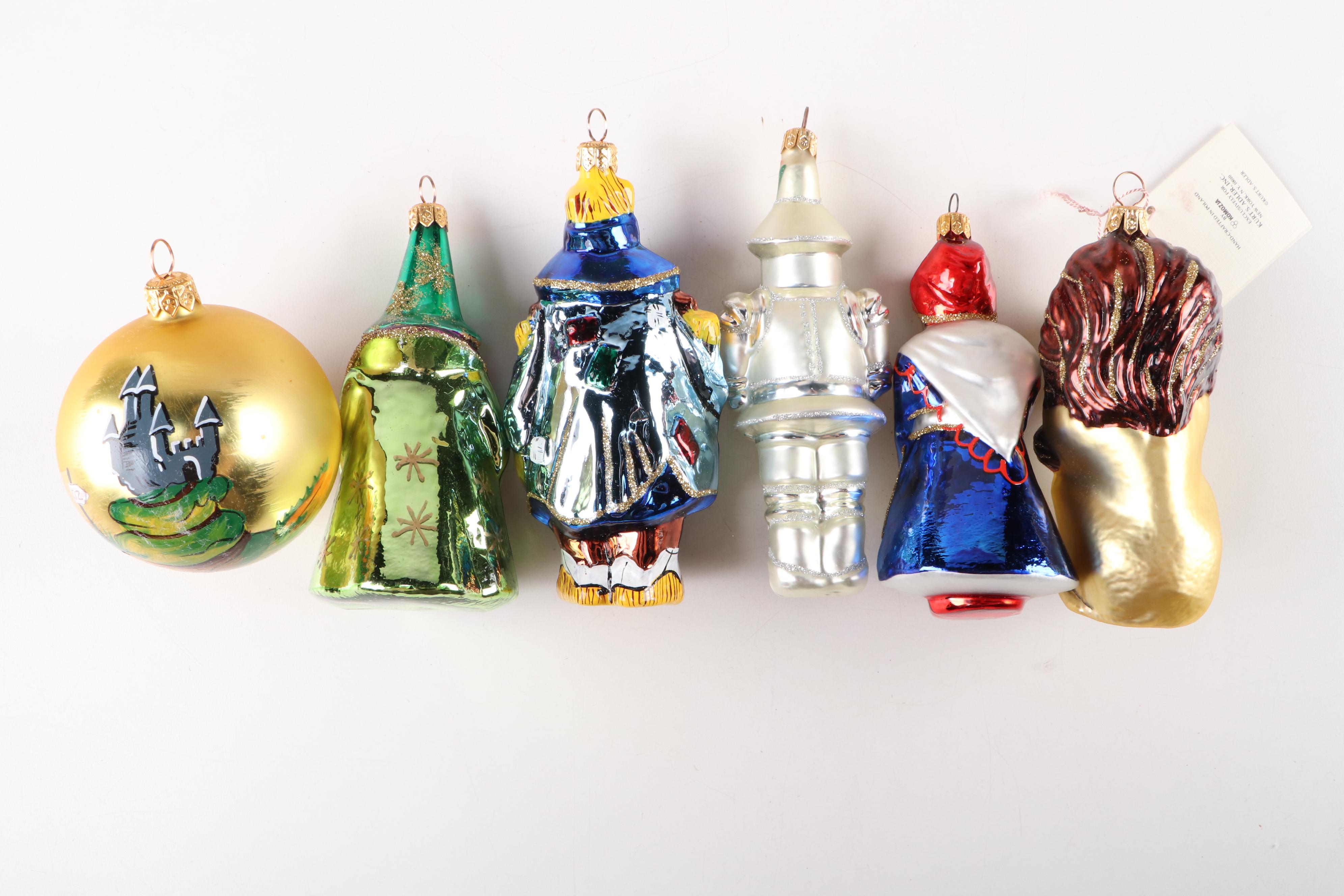 Polonaise / Komozja Polish Glass Wizard of Oz Ornament Set with Crate
