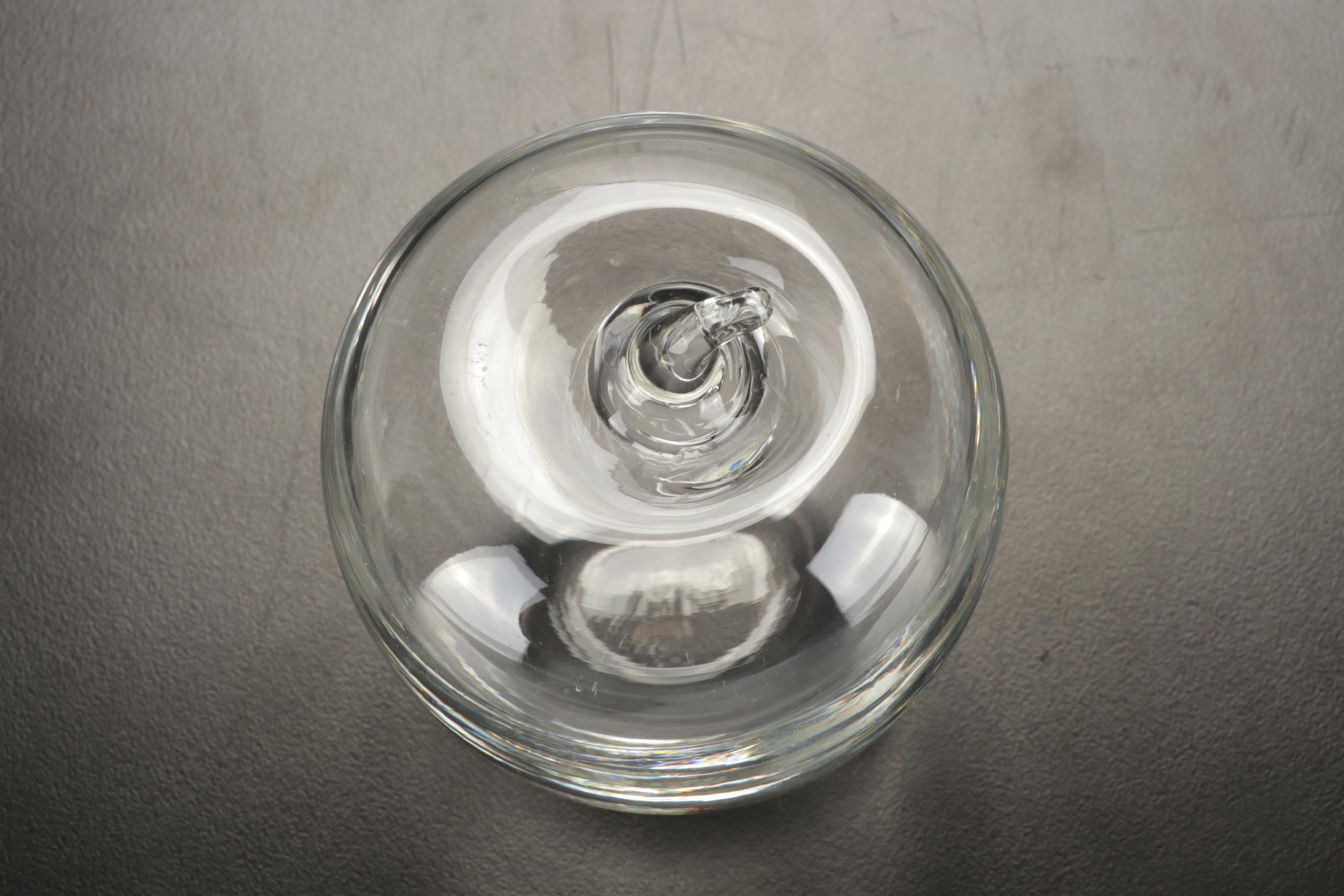 Tiffany & Co. "Apple" Crystal Paperweights