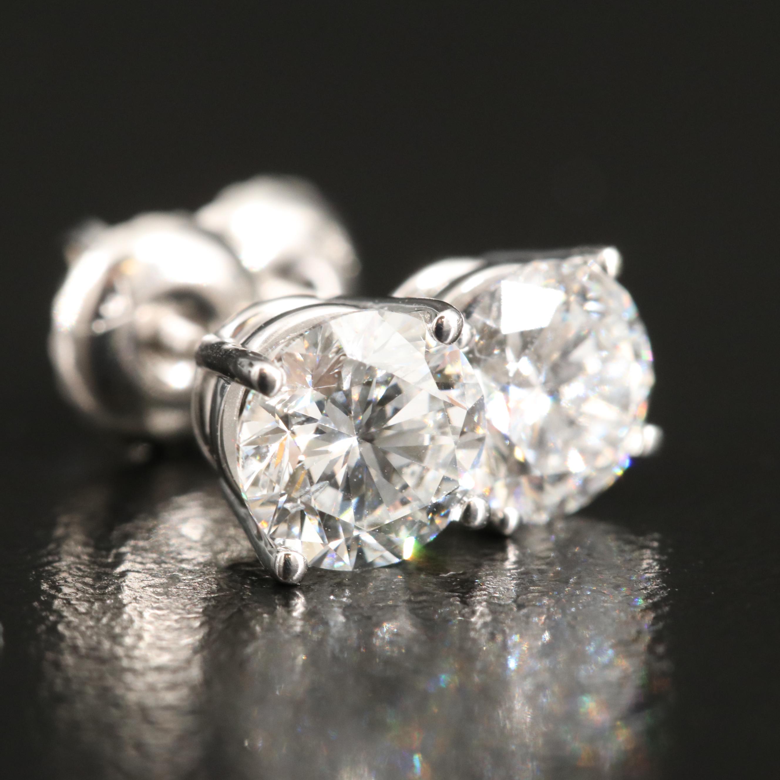 14K 1.50 CTW Lab Grown Diamond Stud Earrings