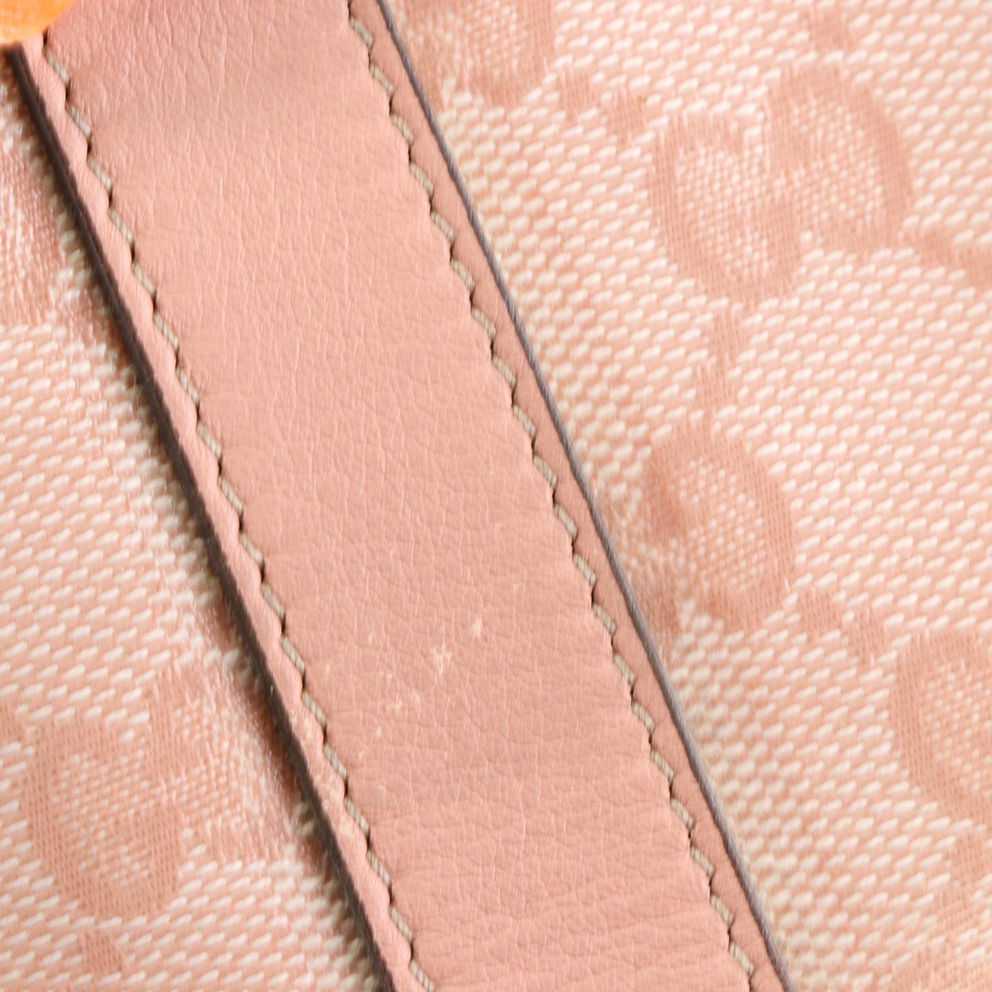 Gucci Abbey Tote in Glossy Pink GG Canvas with Pink Leather Trim