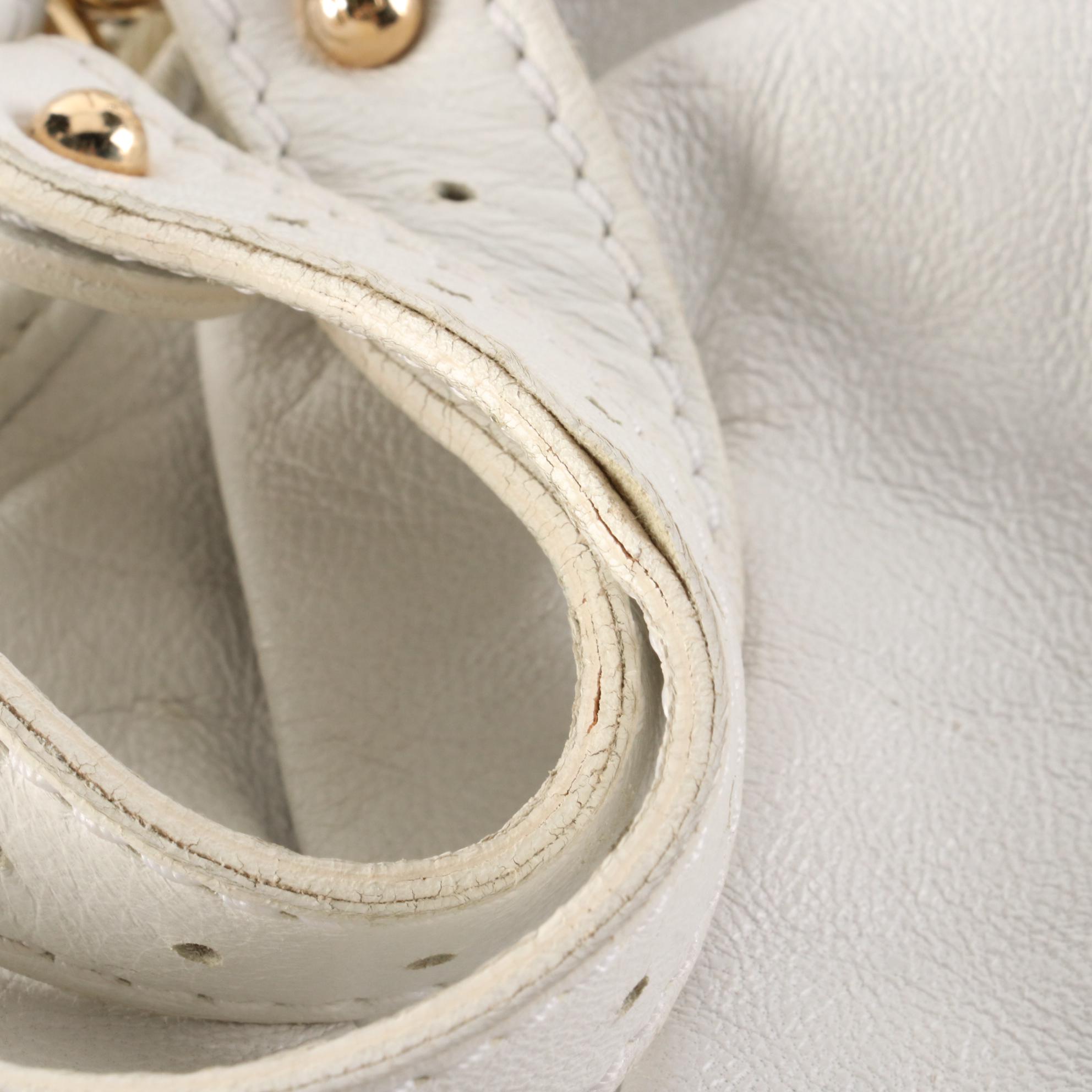 Fendi Tie Front Detailed Hobo Bag in Leather