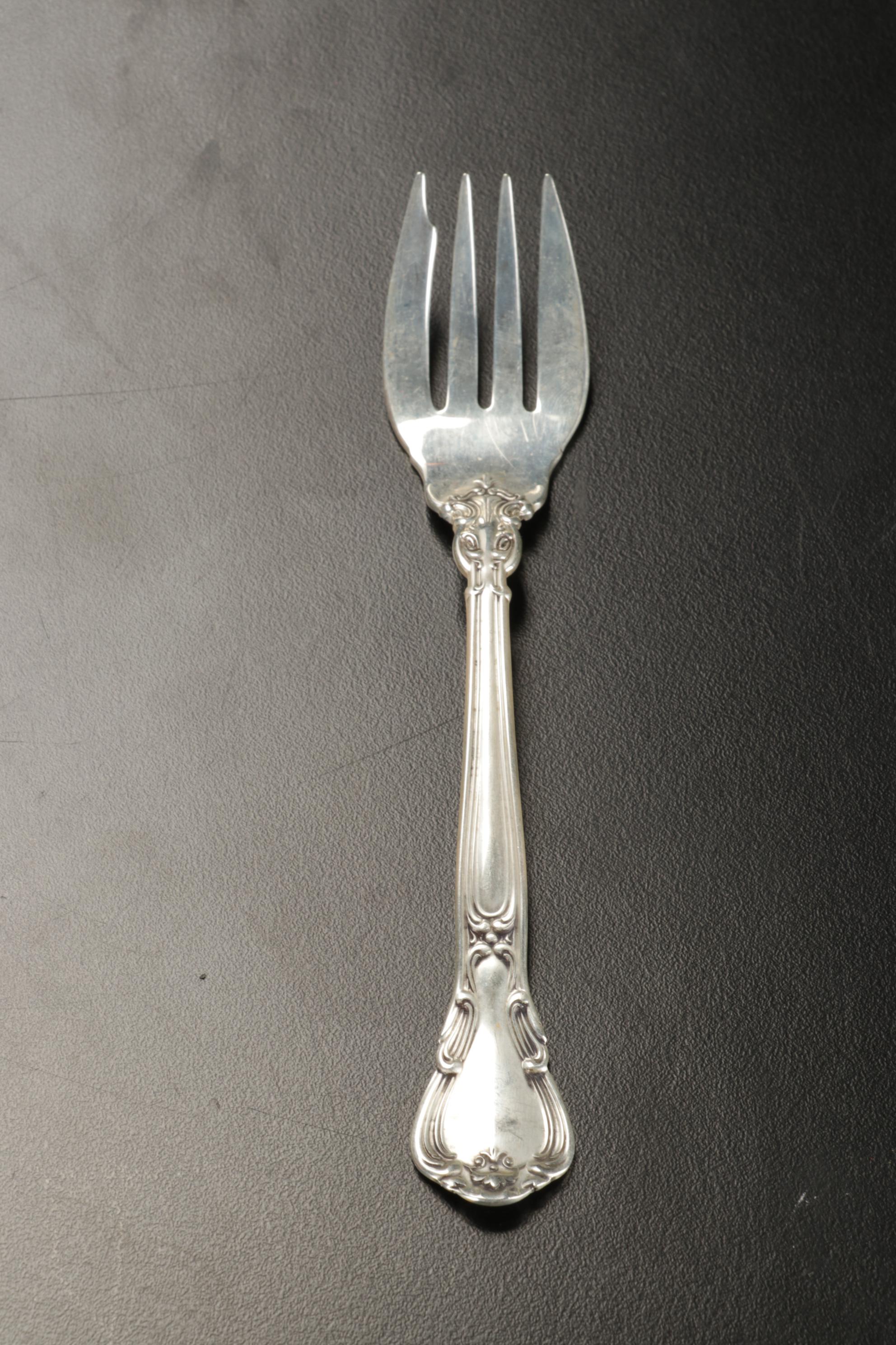 Gorham Silver "Chantilly" Sterling Salad Forks and Teaspoons and More