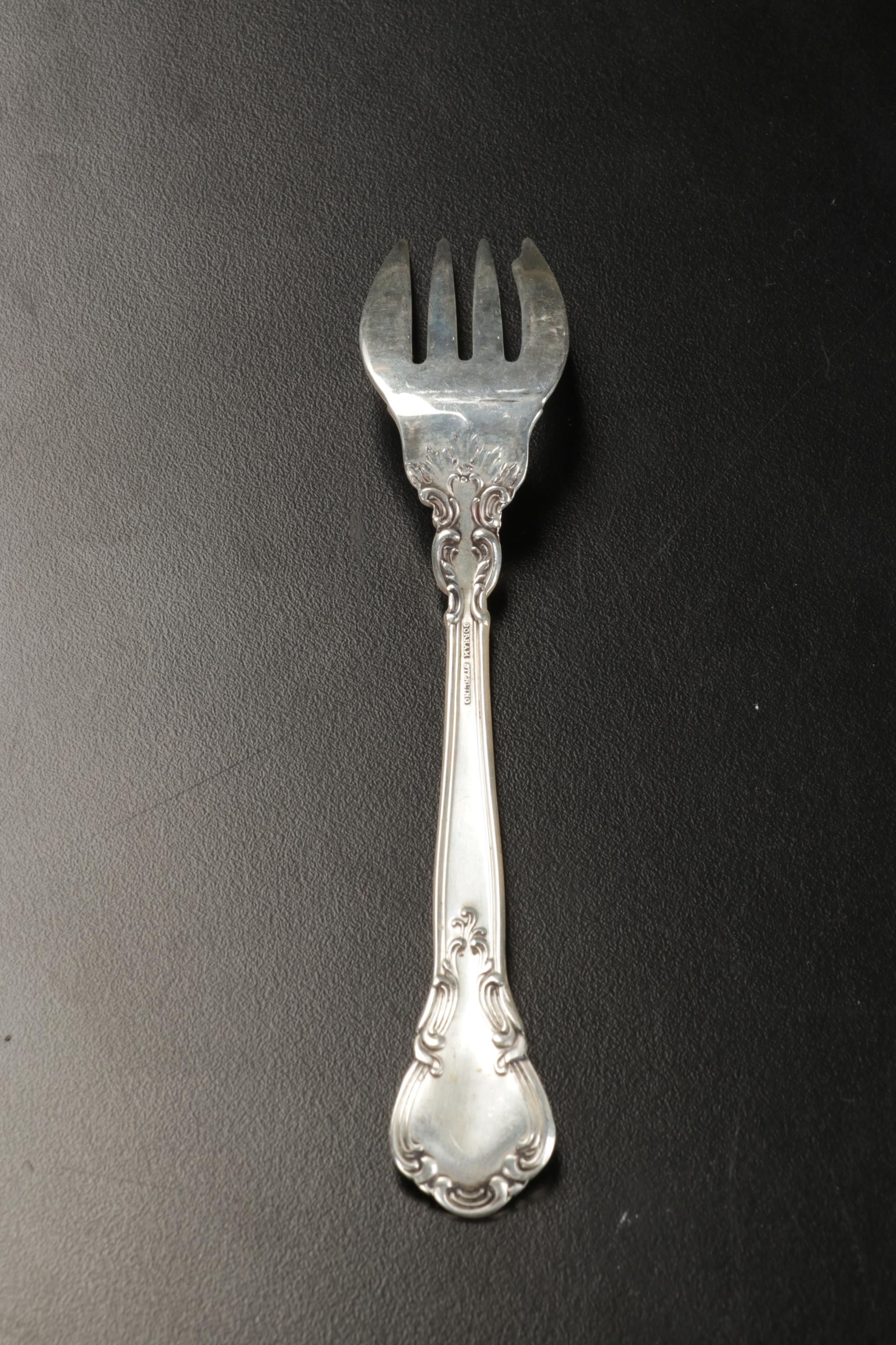 Gorham Silver "Chantilly" Sterling Salad Forks and Teaspoons and More