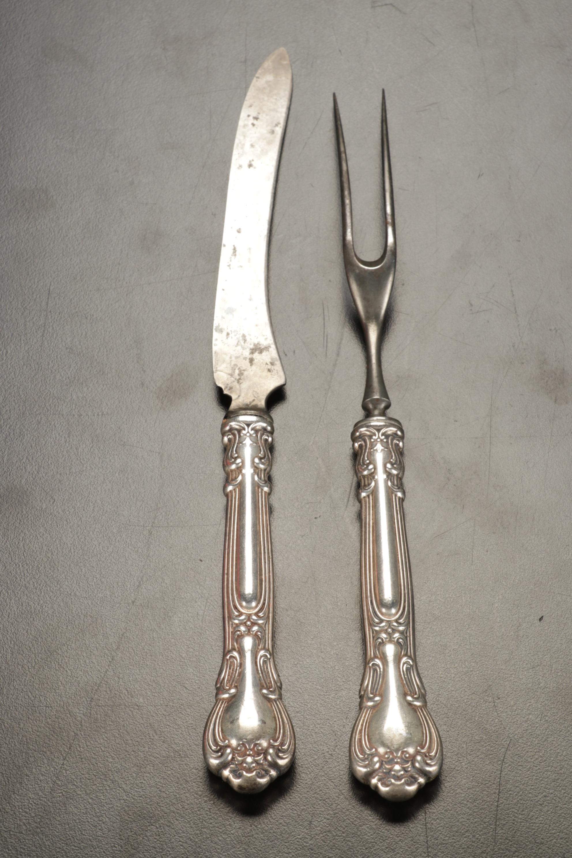 Gorham Silver "Chantilly" Sterling Salad Forks and Teaspoons and More