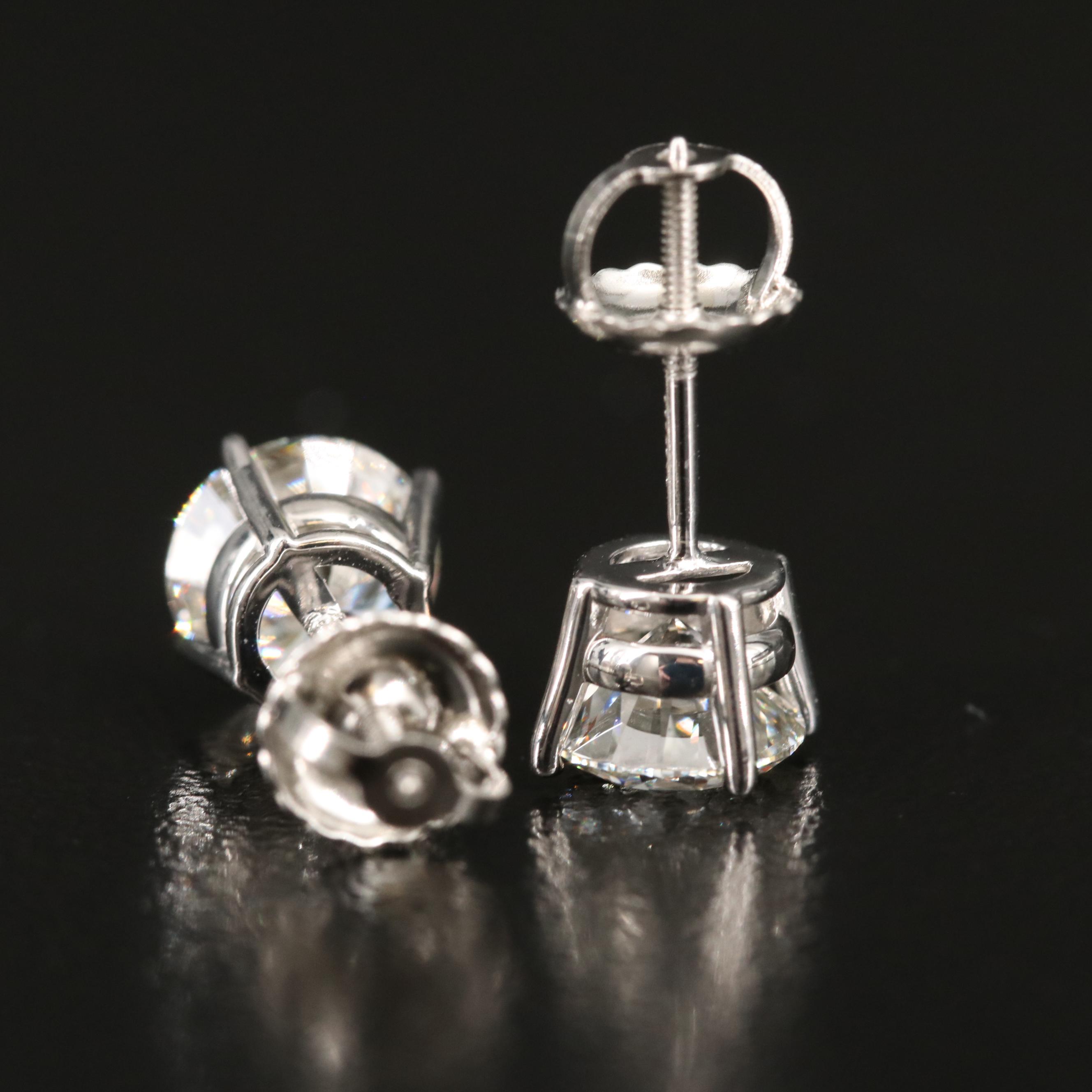 14K 1.53 CTW Lab Grown Diamond Stud Earrings