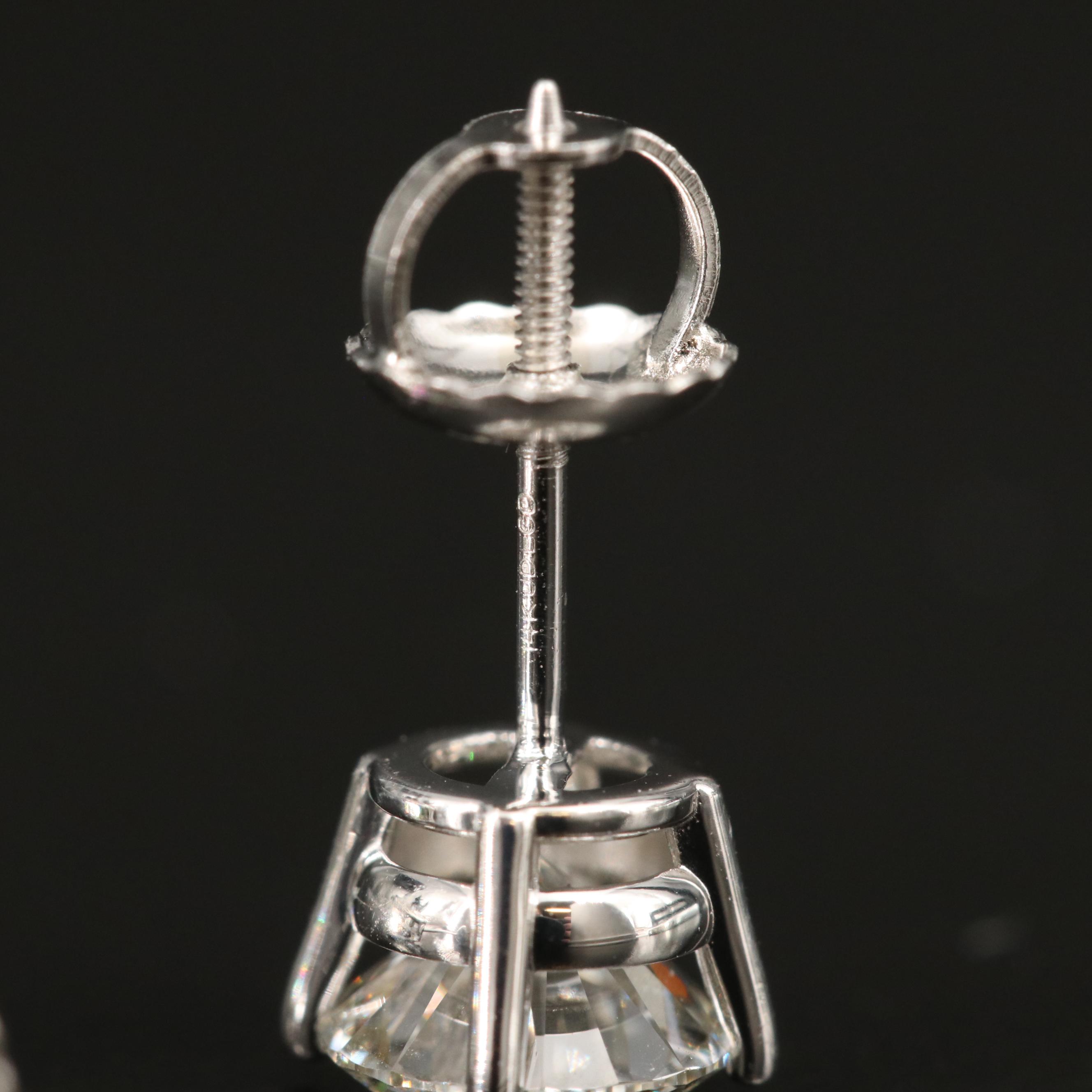 14K 1.53 CTW Lab Grown Diamond Stud Earrings