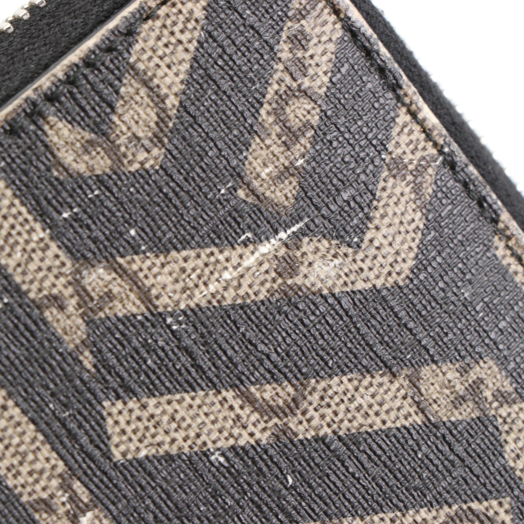 Gucci Kaleido Zip-Around Wallet in Printed Supreme Canvas