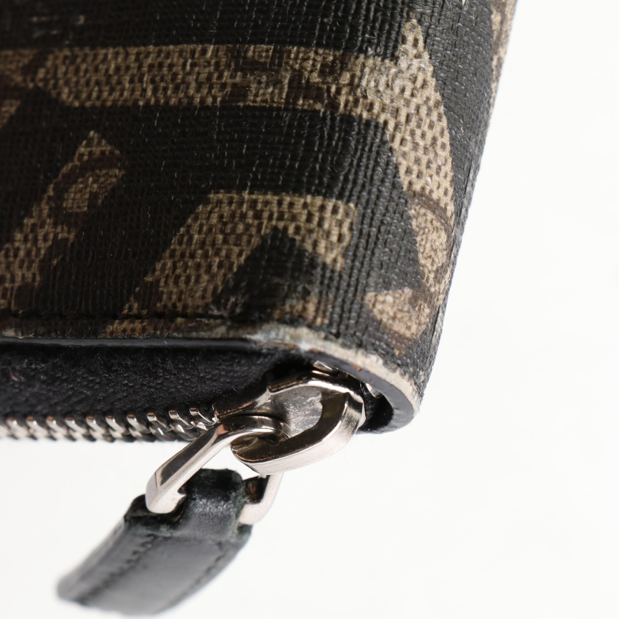 Gucci Kaleido Zip-Around Wallet in Printed Supreme Canvas