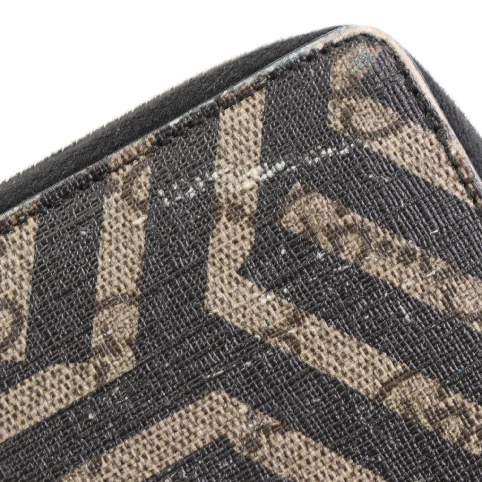 Gucci Kaleido Zip-Around Wallet in Printed Supreme Canvas