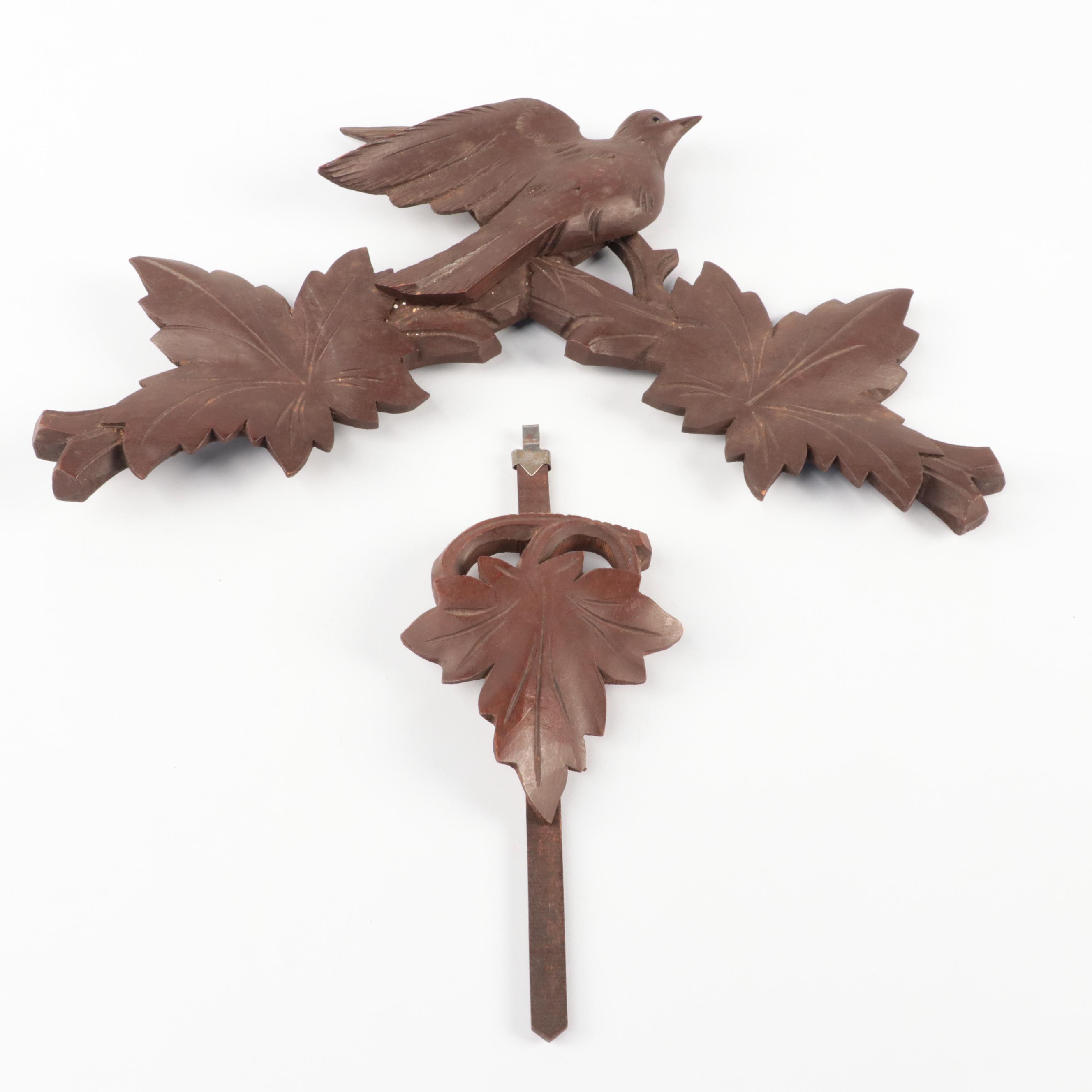German Carved Wooden Cuckoo Clock