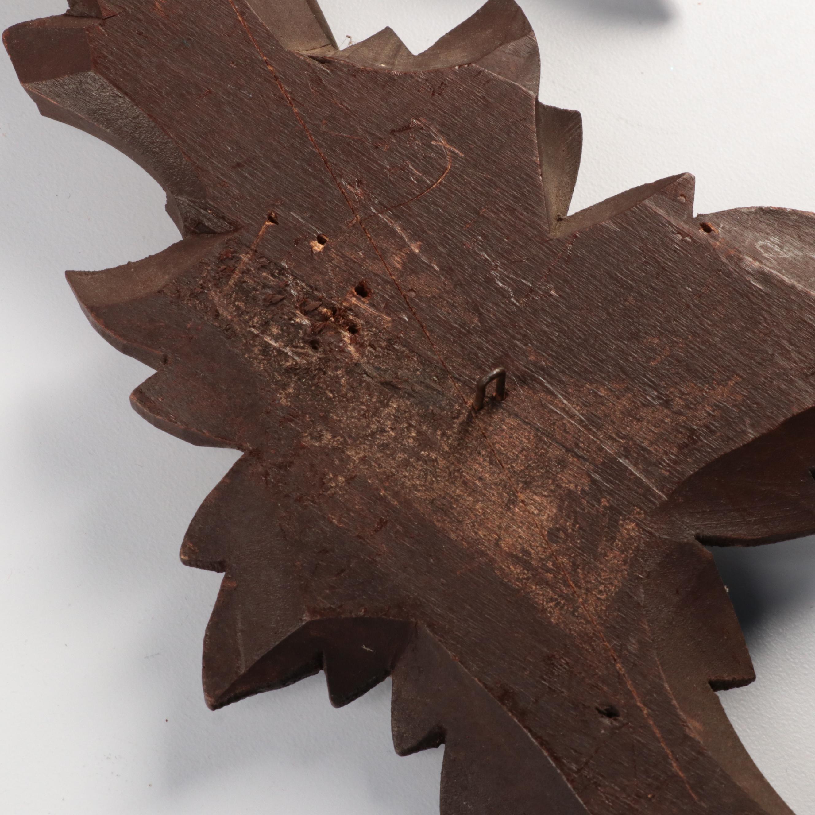 German Carved Wooden Cuckoo Clock