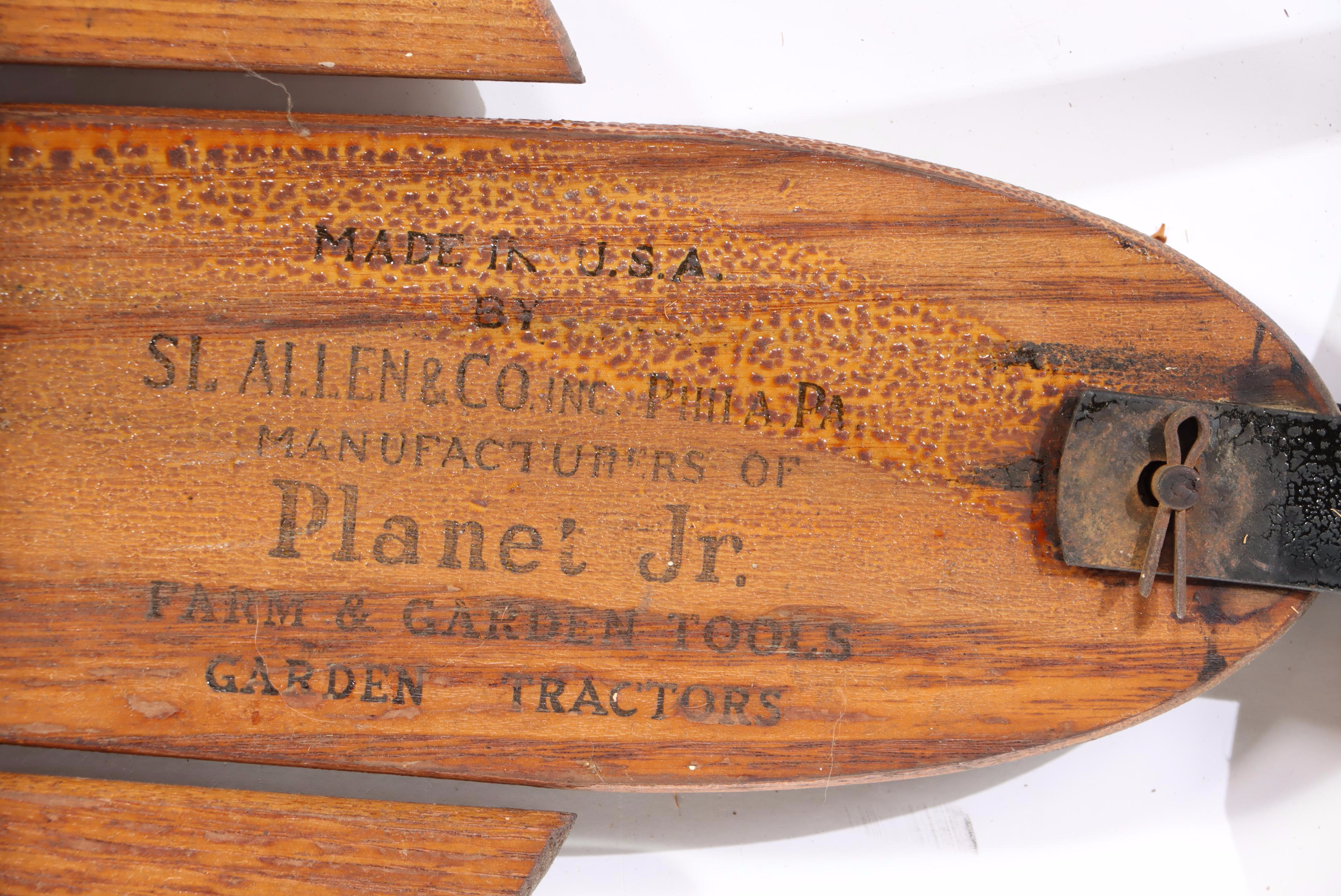 Flexible Flyer Sled with Red Radio Flyer Wagon, Vintage