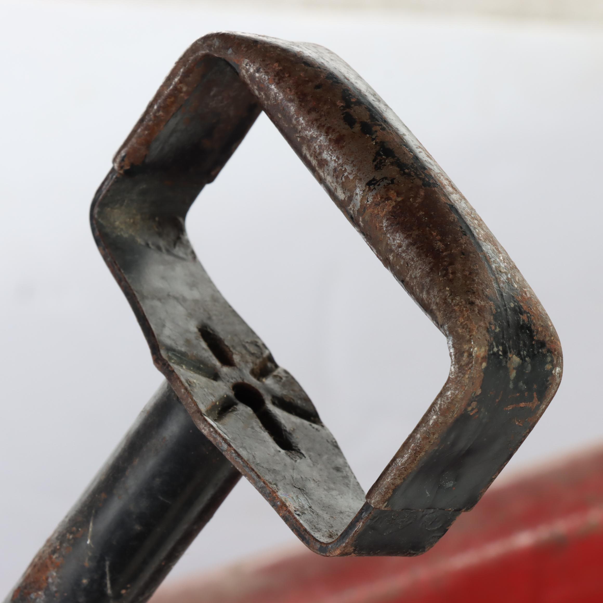 Flexible Flyer Sled with Red Radio Flyer Wagon, Vintage