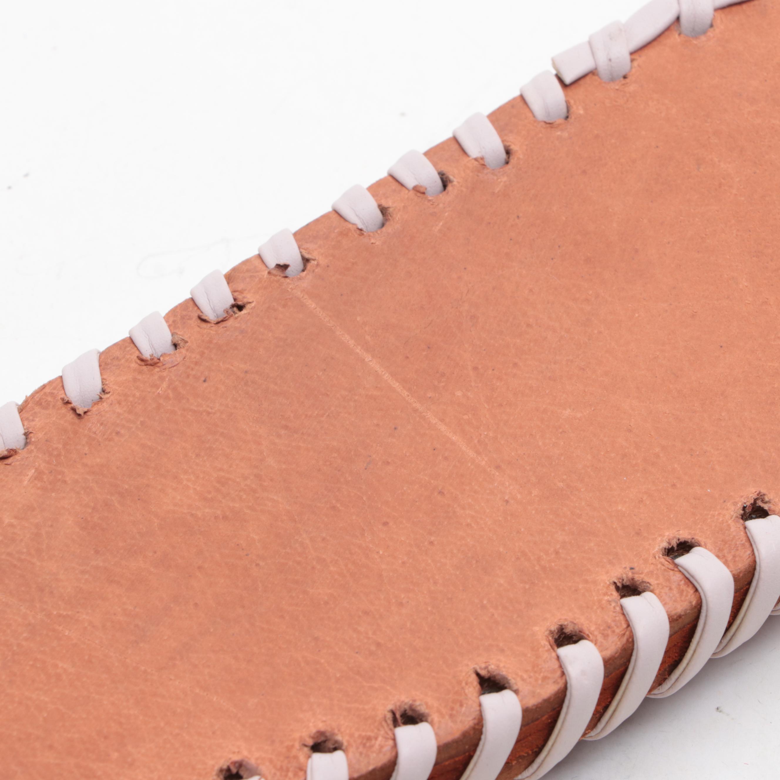 BW Custom Damascus Steel and Bone-Handled Skinner Knife with Scabbard