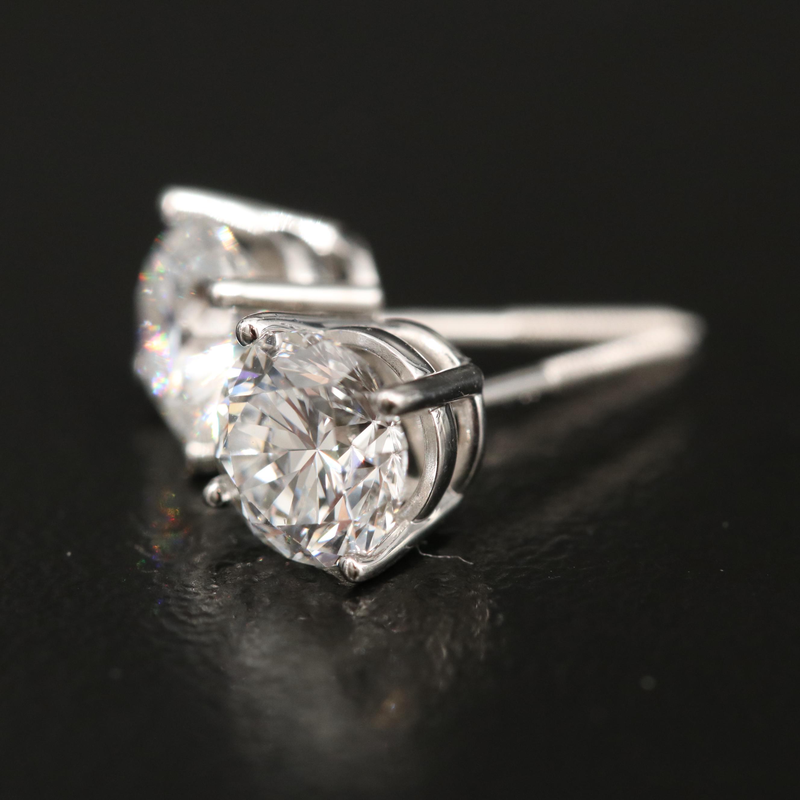 14K 1.30 CTW Lab Grown Diamond Stud Earrings