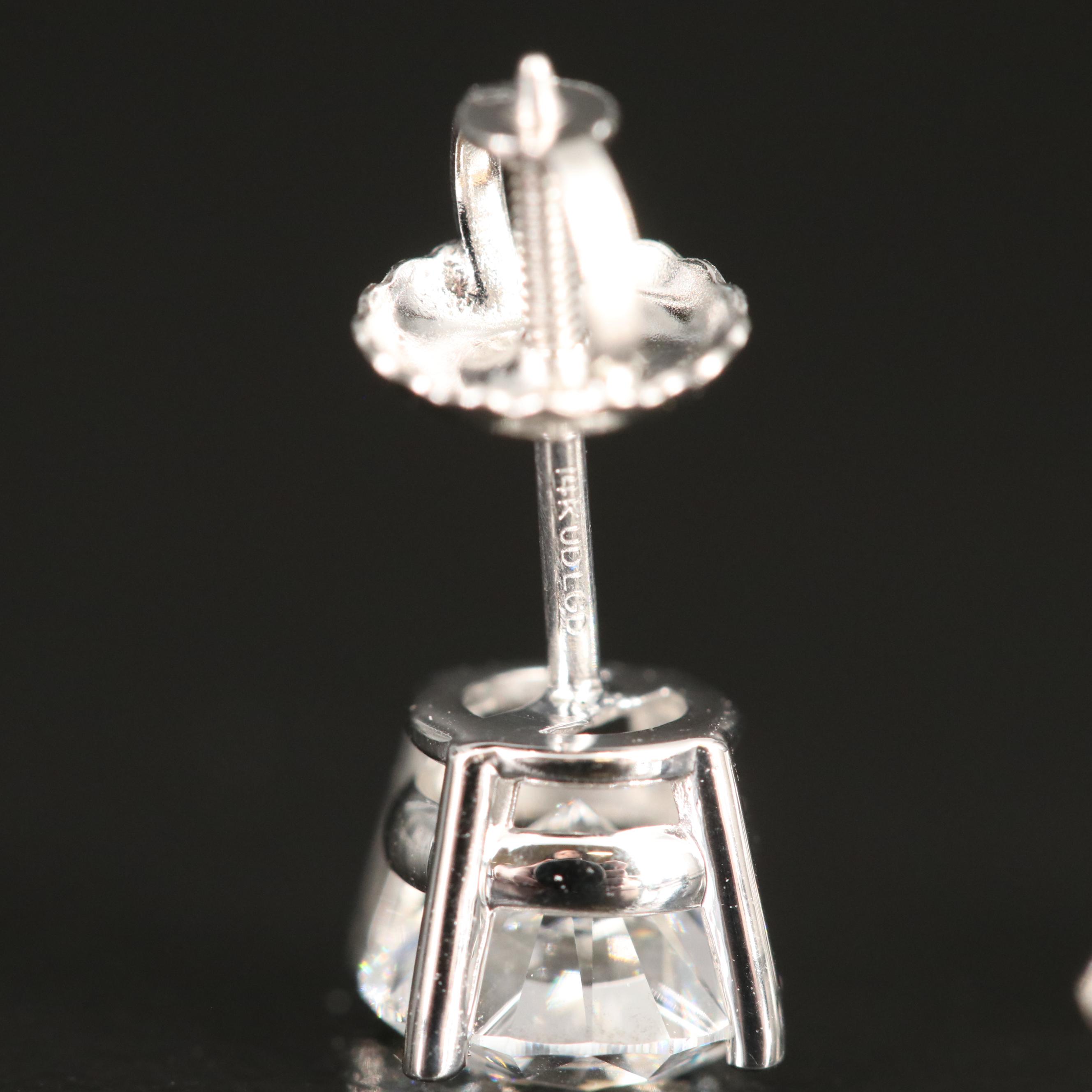 14K 1.30 CTW Lab Grown Diamond Stud Earrings