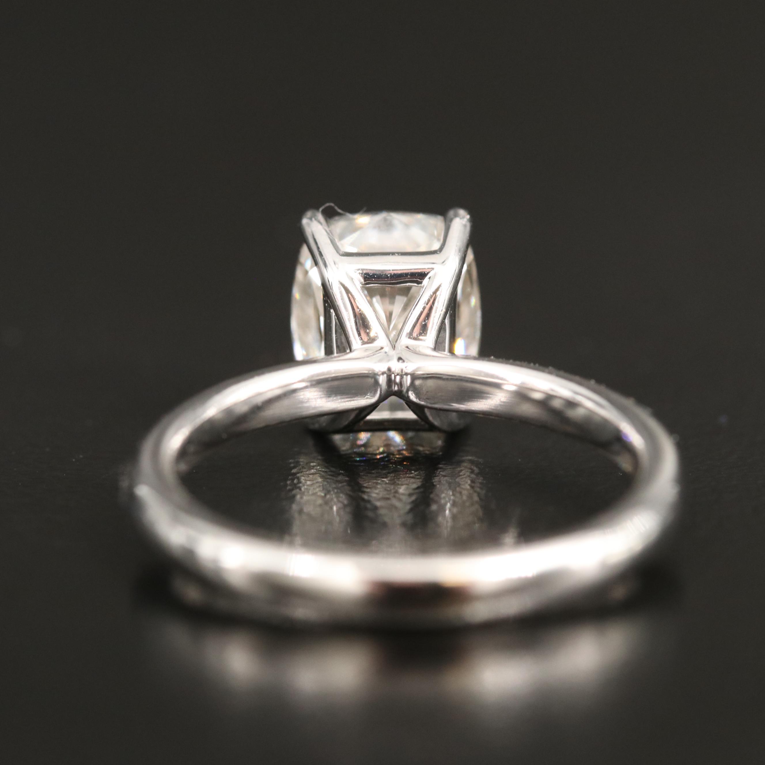 14K 3.00 CT Lab Grown Diamond Solitaire Ring