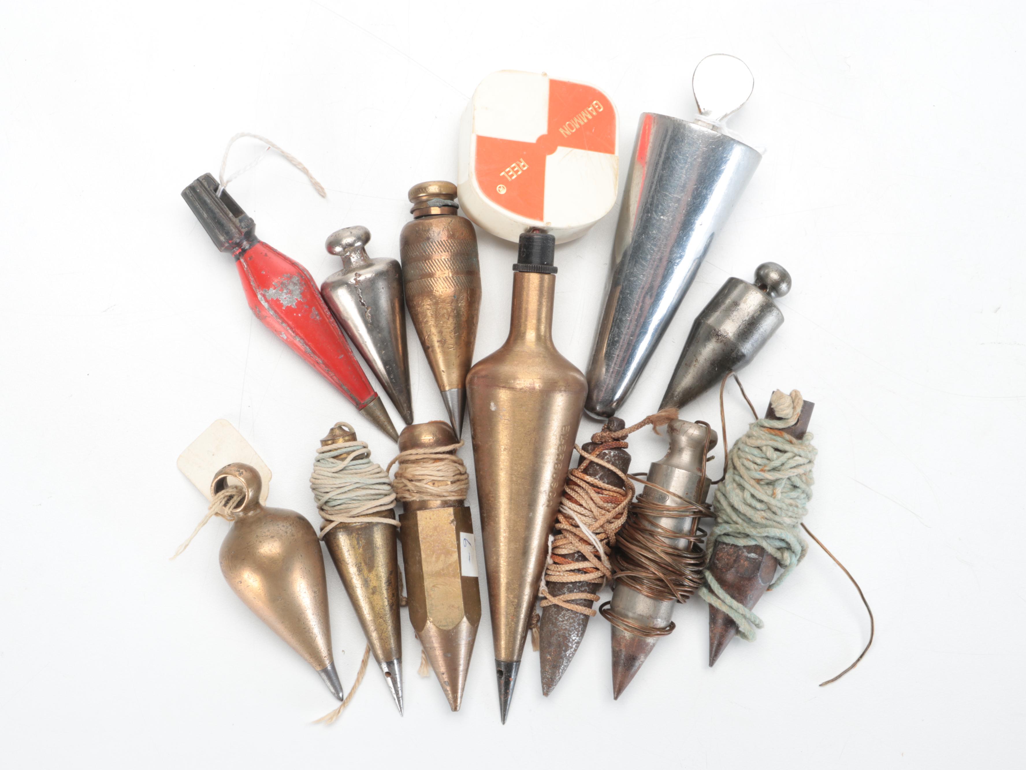 Hand Tool and Wood Working Collection with Screw Drivers, Files and Weights