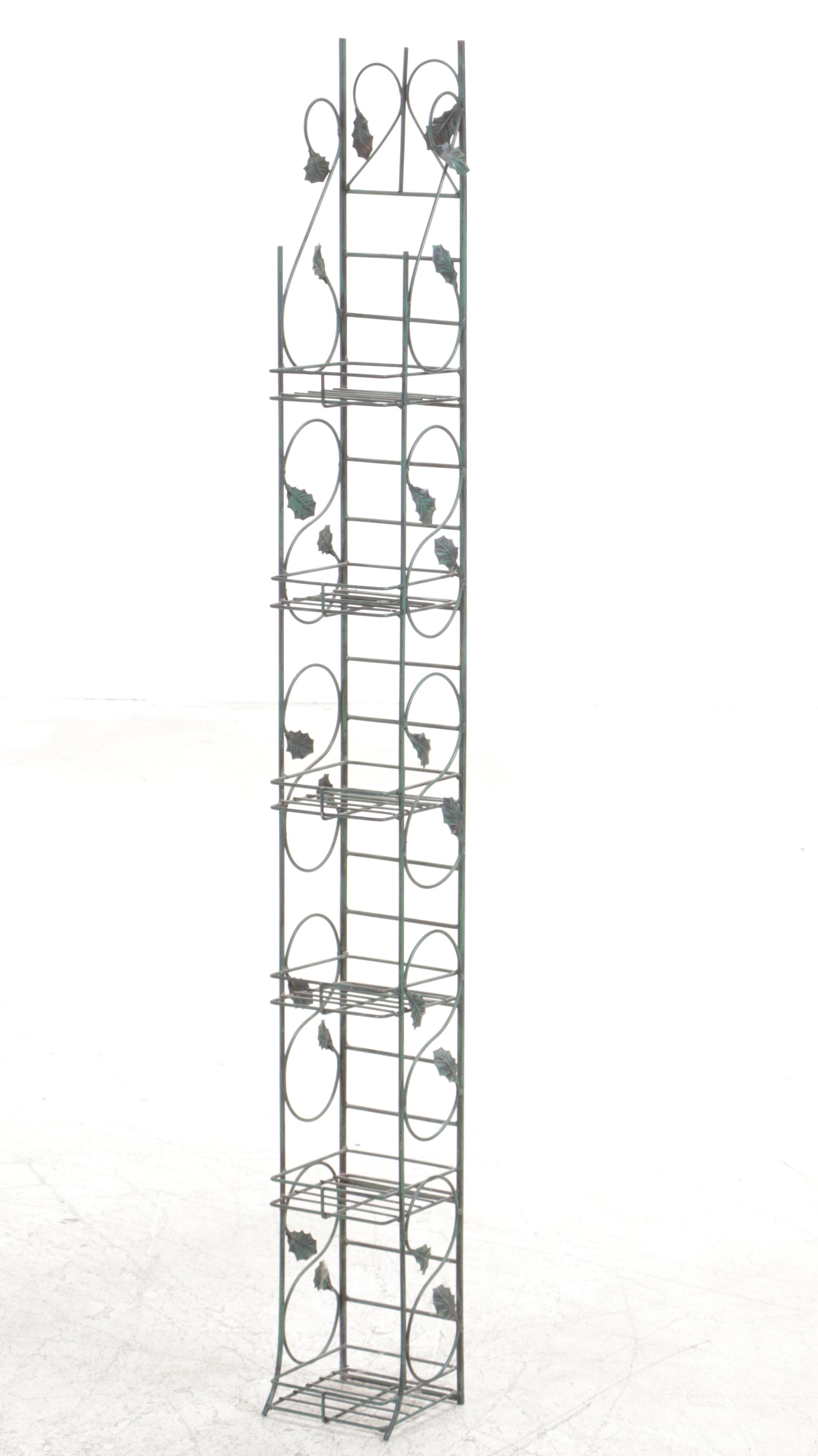 Contemporary Decorative Wire Rack and Table