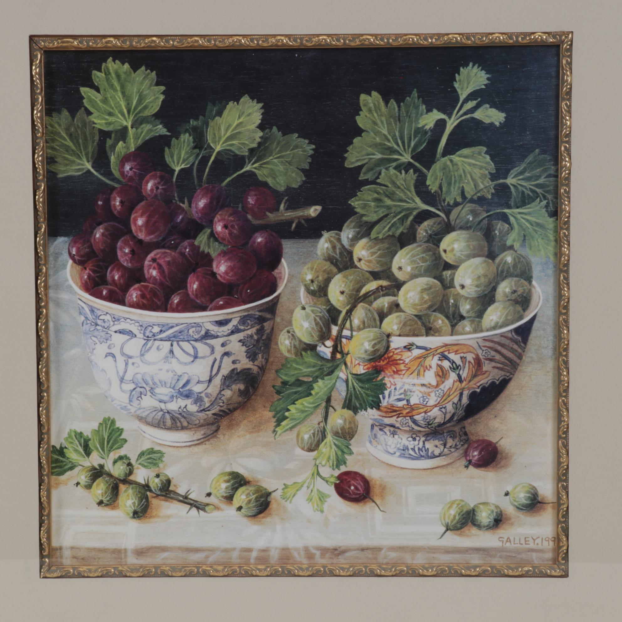 Still Life Offset Lithographs After Joyce Galley, 21st Century