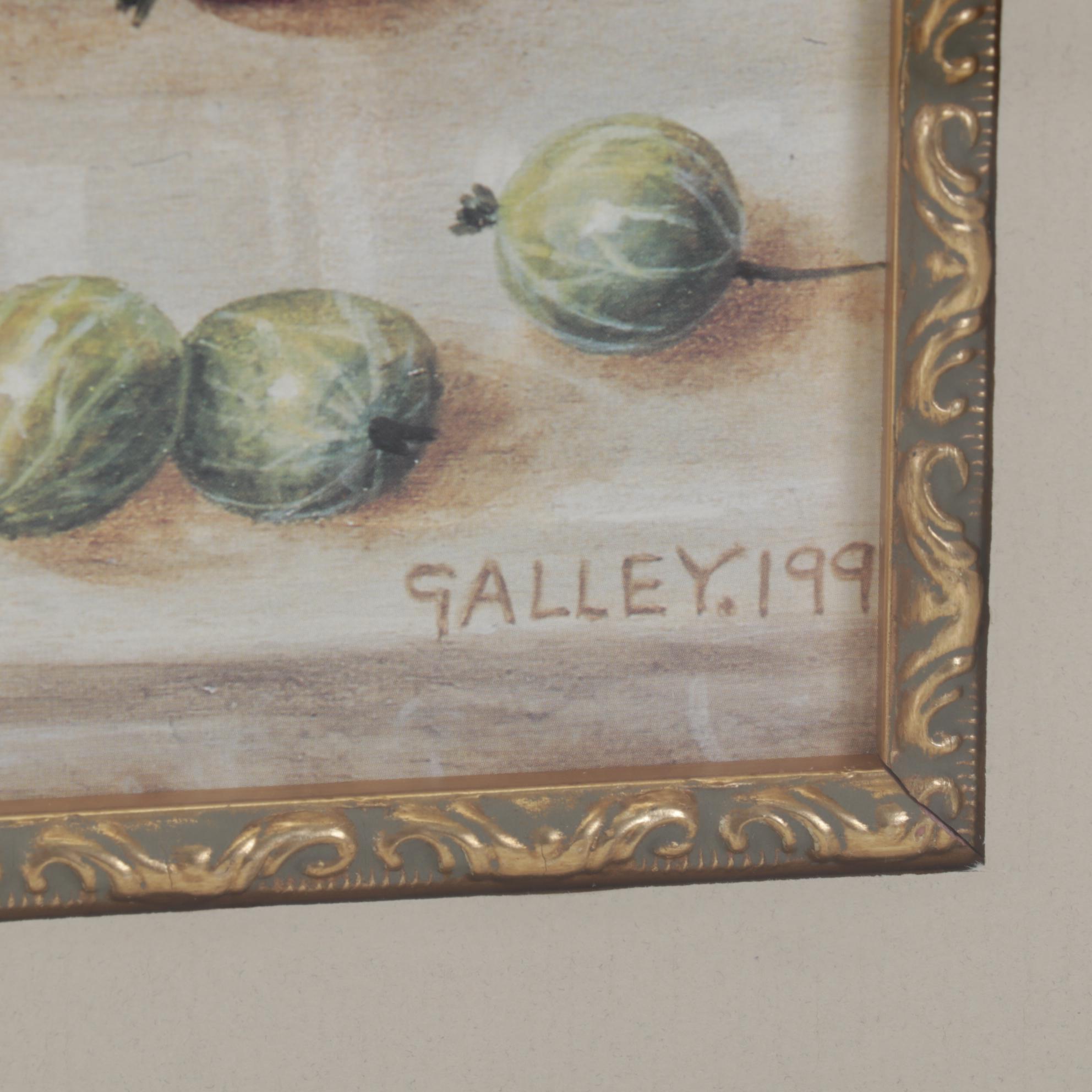 Still Life Offset Lithographs After Joyce Galley, 21st Century