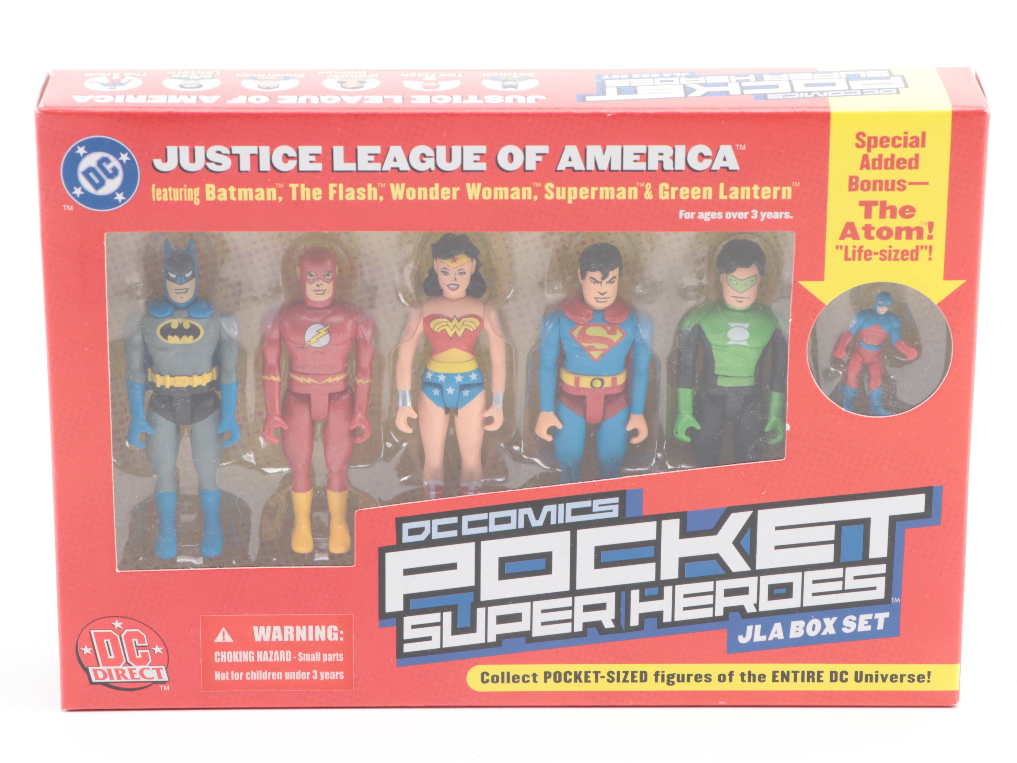 DC Direct Pocket Super Heroes and Diamond X-Men Minimates Action Figures