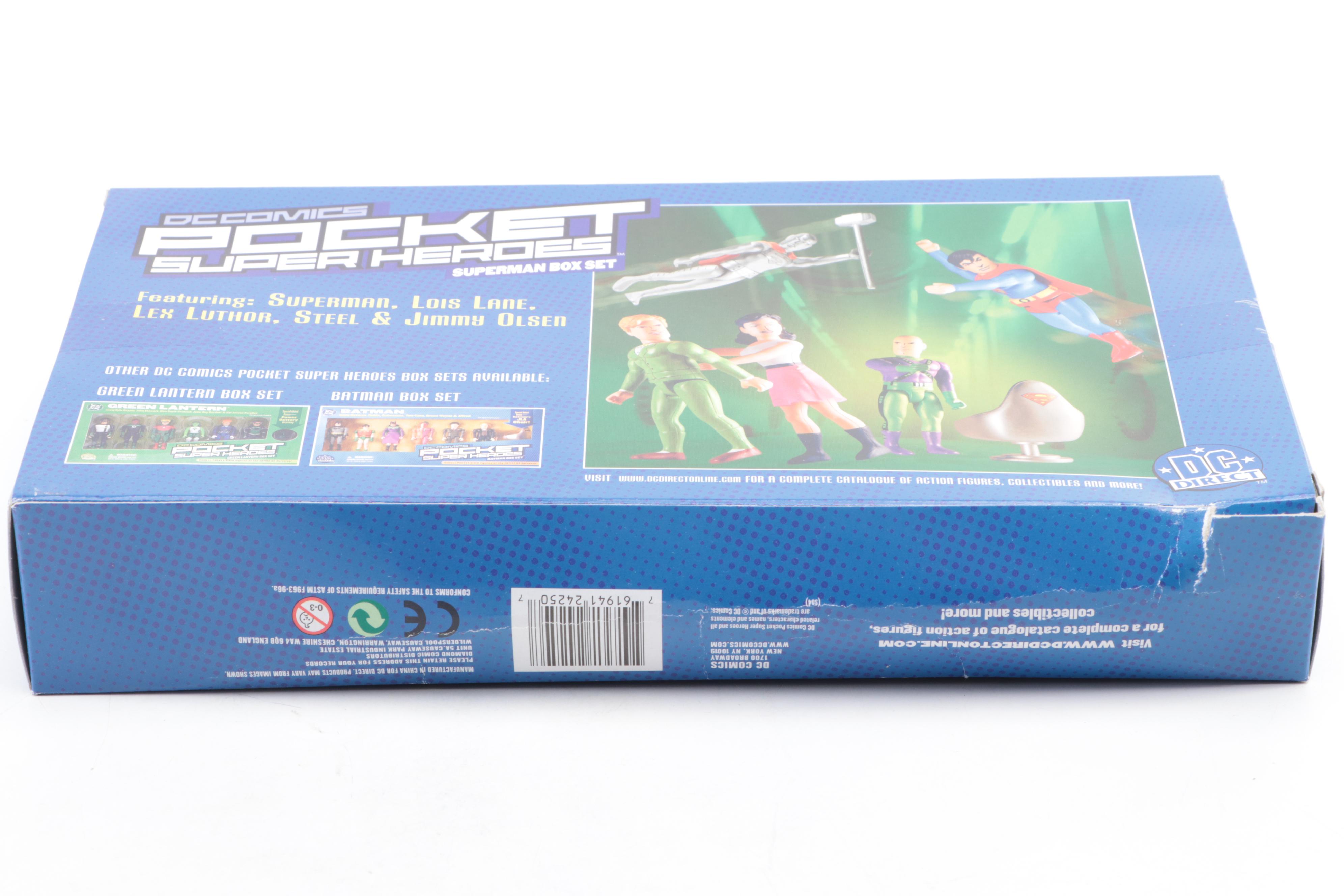 DC Direct Pocket Super Heroes and Diamond X-Men Minimates Action Figures