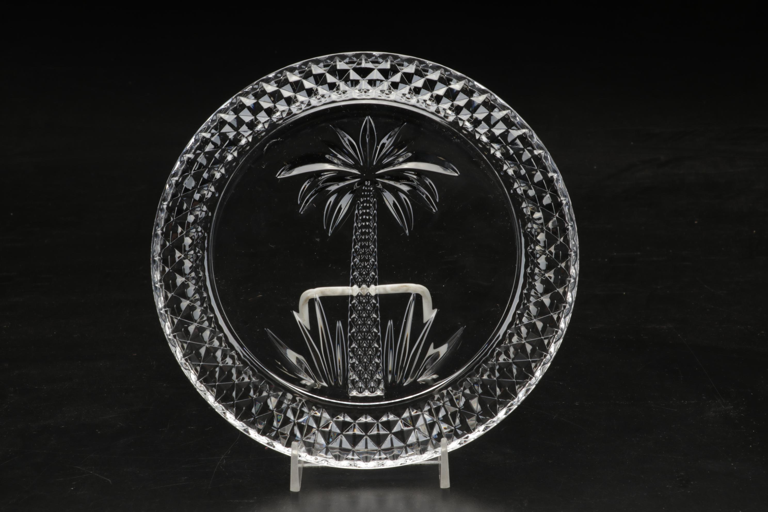 Waterford and Shannon Crystal Bowl, Vase, and Plate