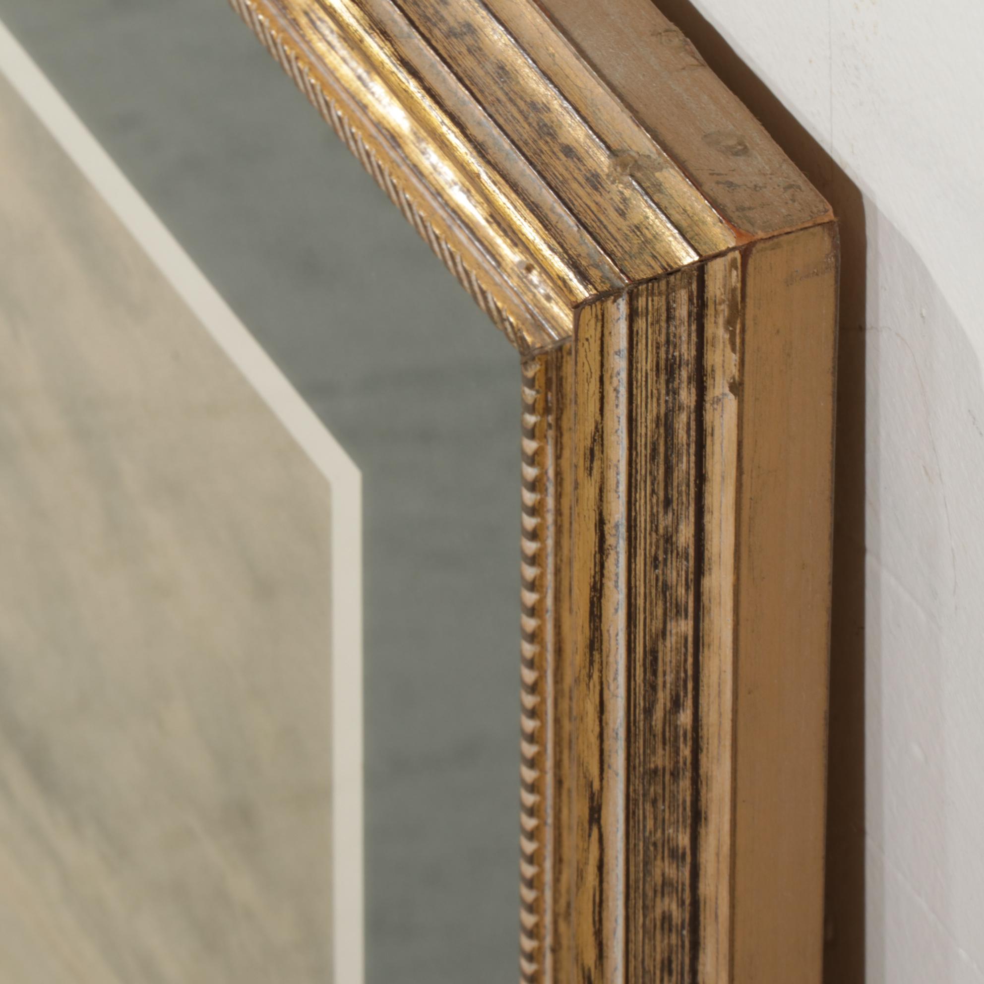 Hand-Colored Etching After B. W. Leader "A Gleam Before the Storm"