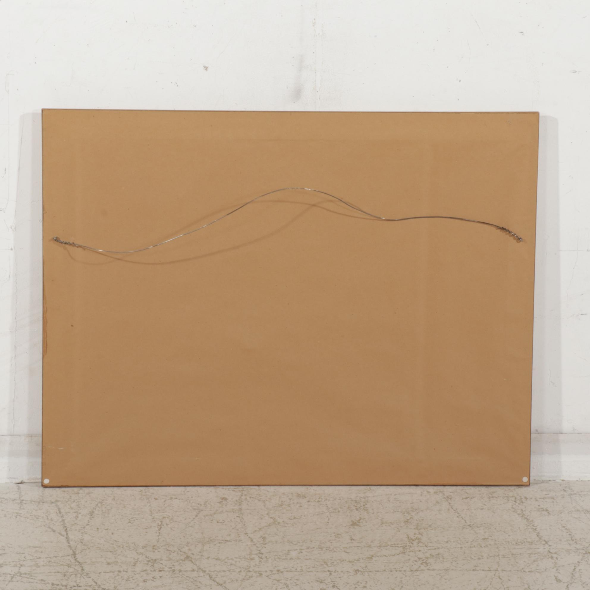 Hand-Colored Etching After B. W. Leader "A Gleam Before the Storm"