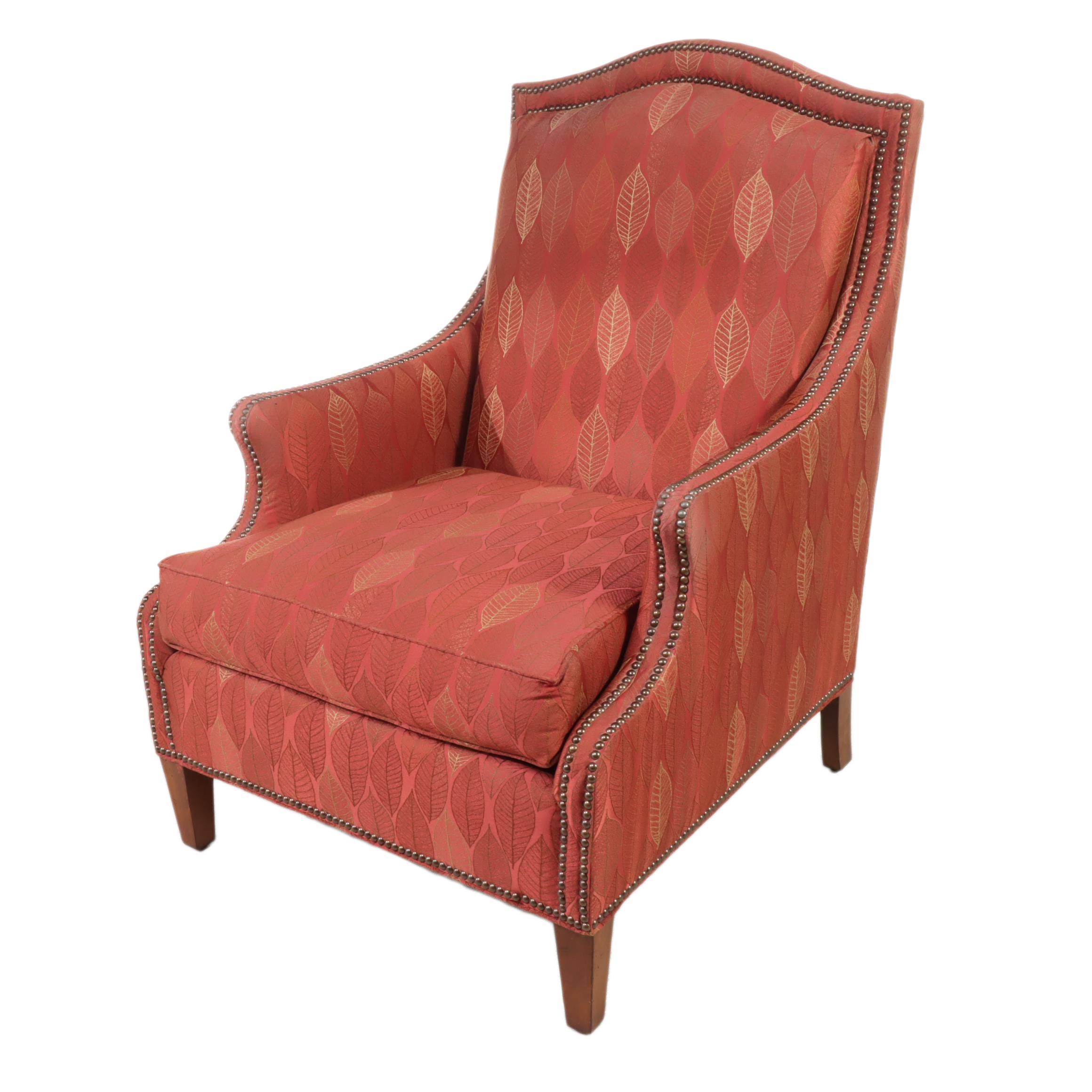 Fairfield Chair Company Custom-Upholstered Easy Armchair with Nailheads