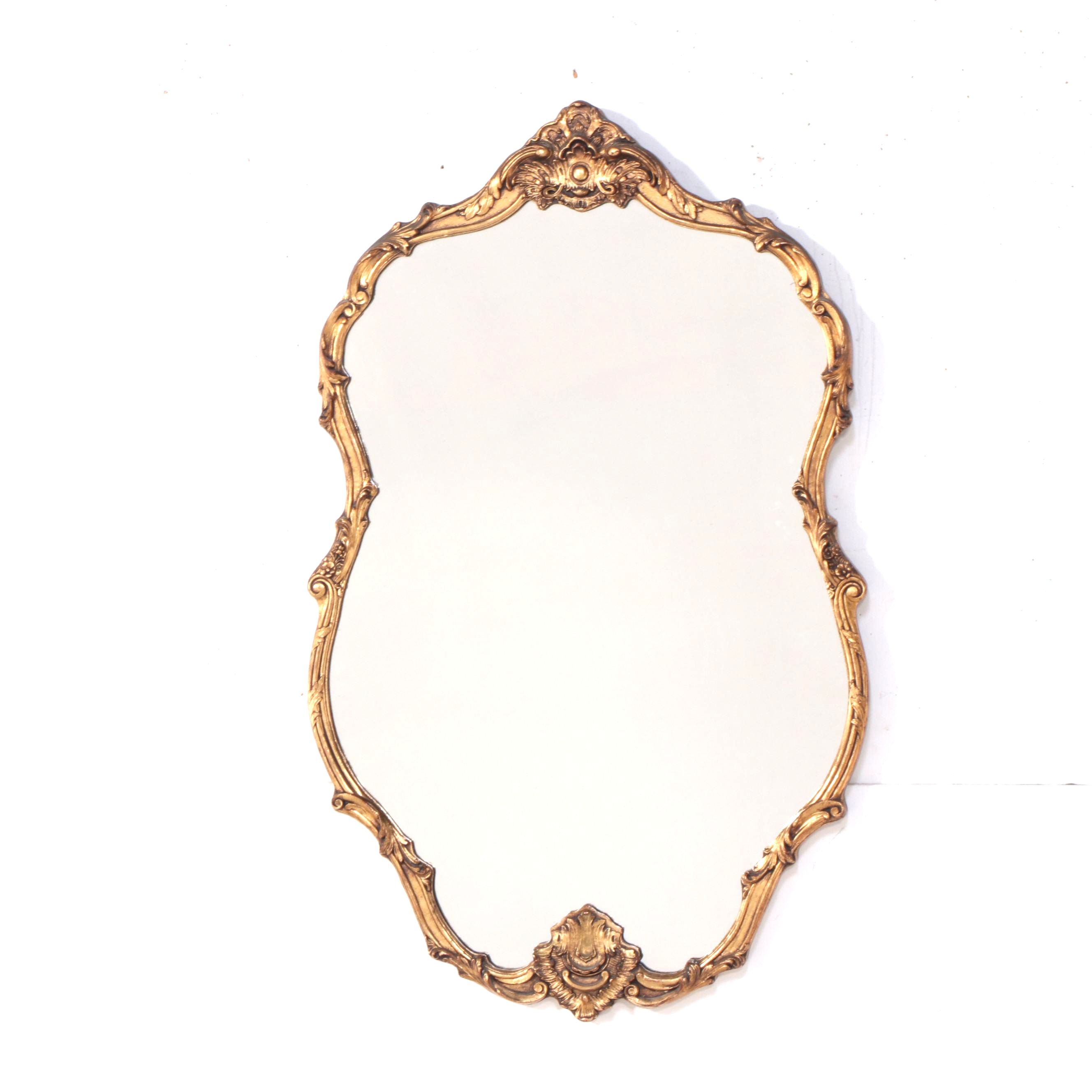 H. Lieber Company Baroque Style Gilt Composition Wall Mirror