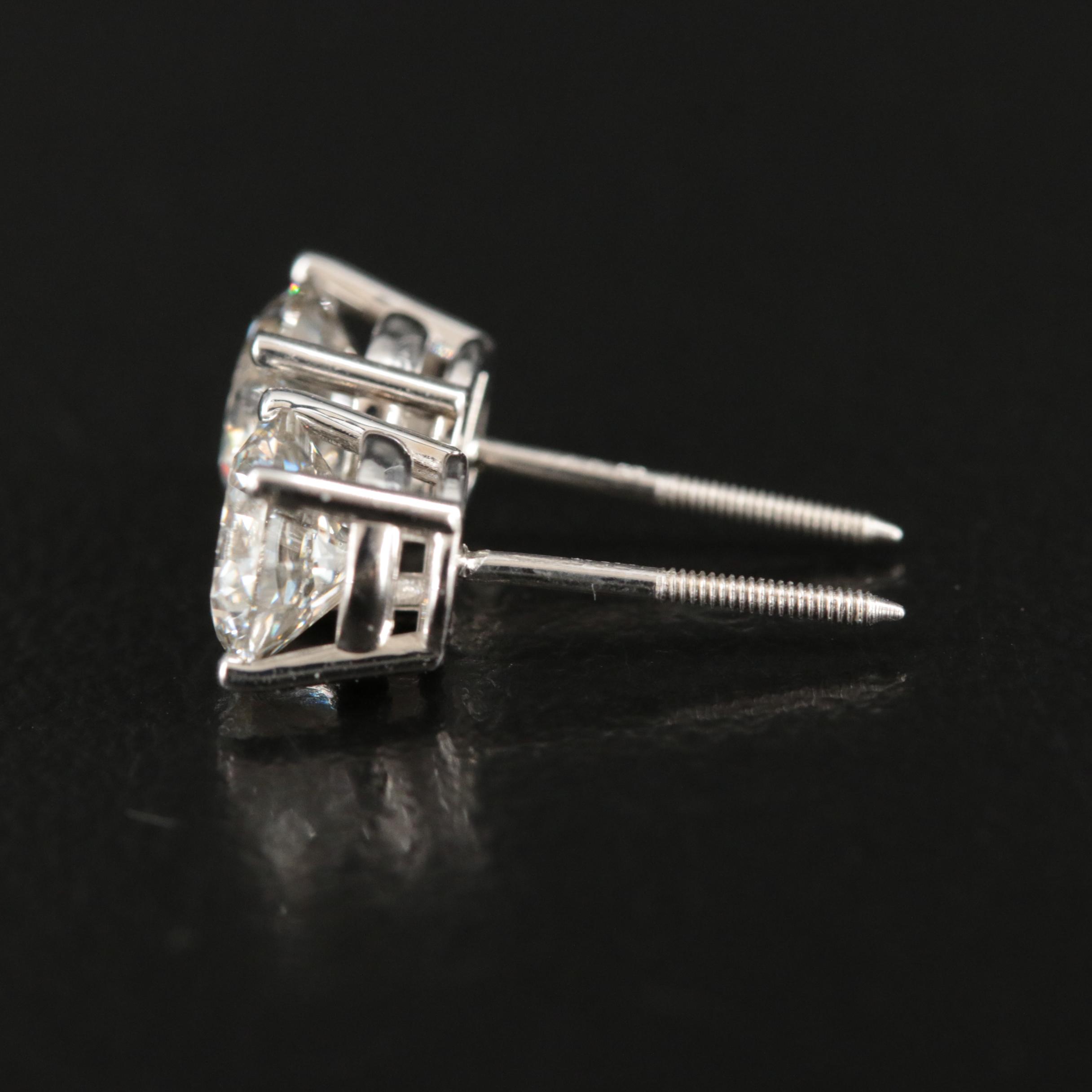 14K 1.45 CTW Lab Grown Diamond Stud Earrings