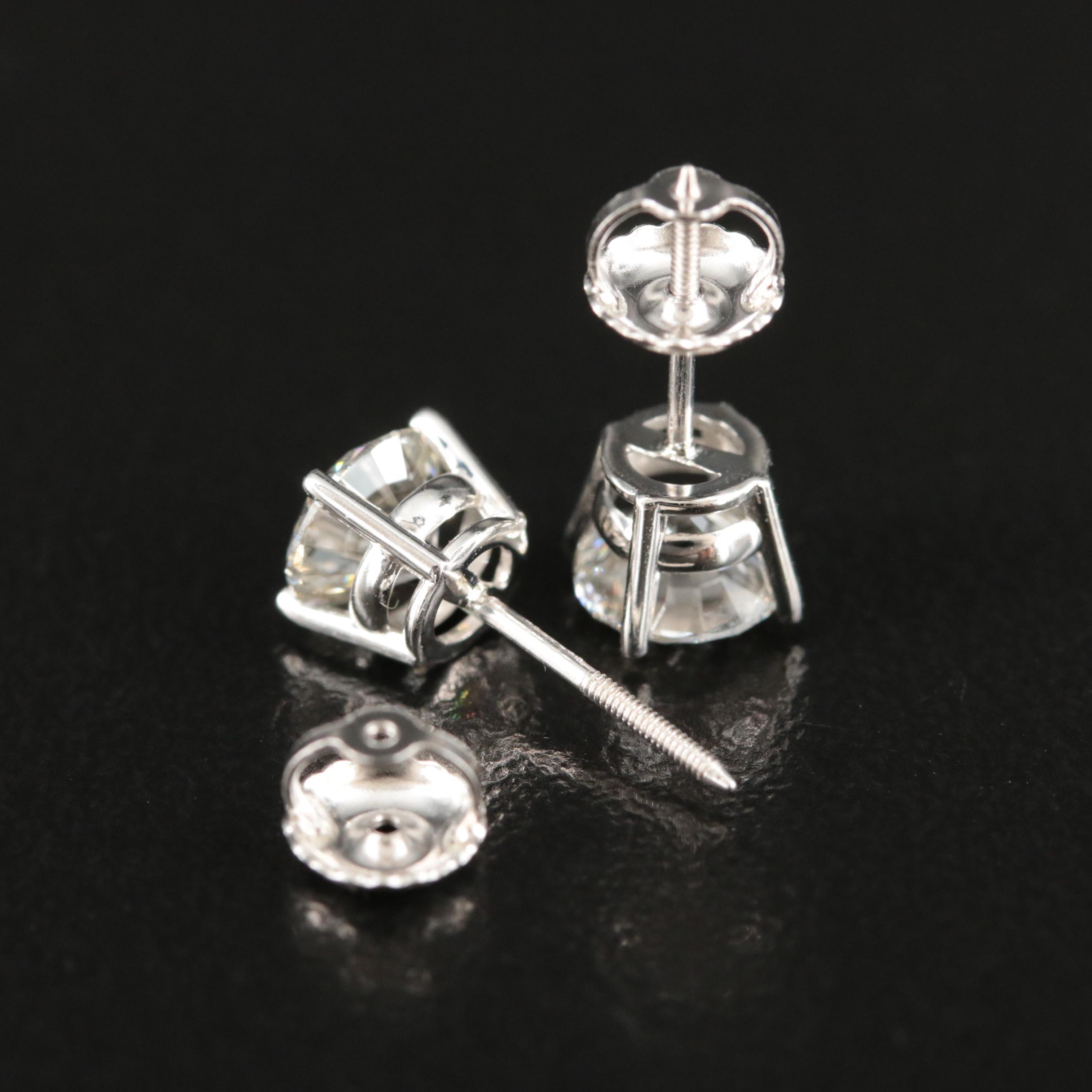 14K 1.45 CTW Lab Grown Diamond Stud Earrings