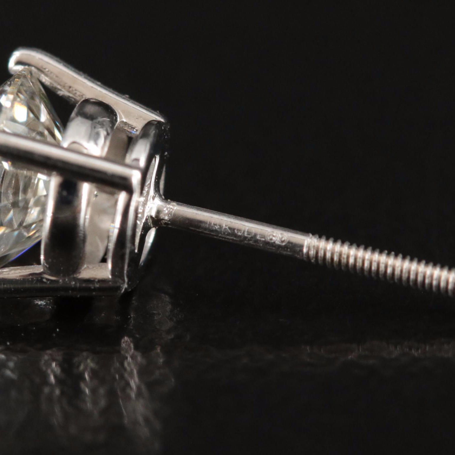 14K 1.45 CTW Lab Grown Diamond Stud Earrings