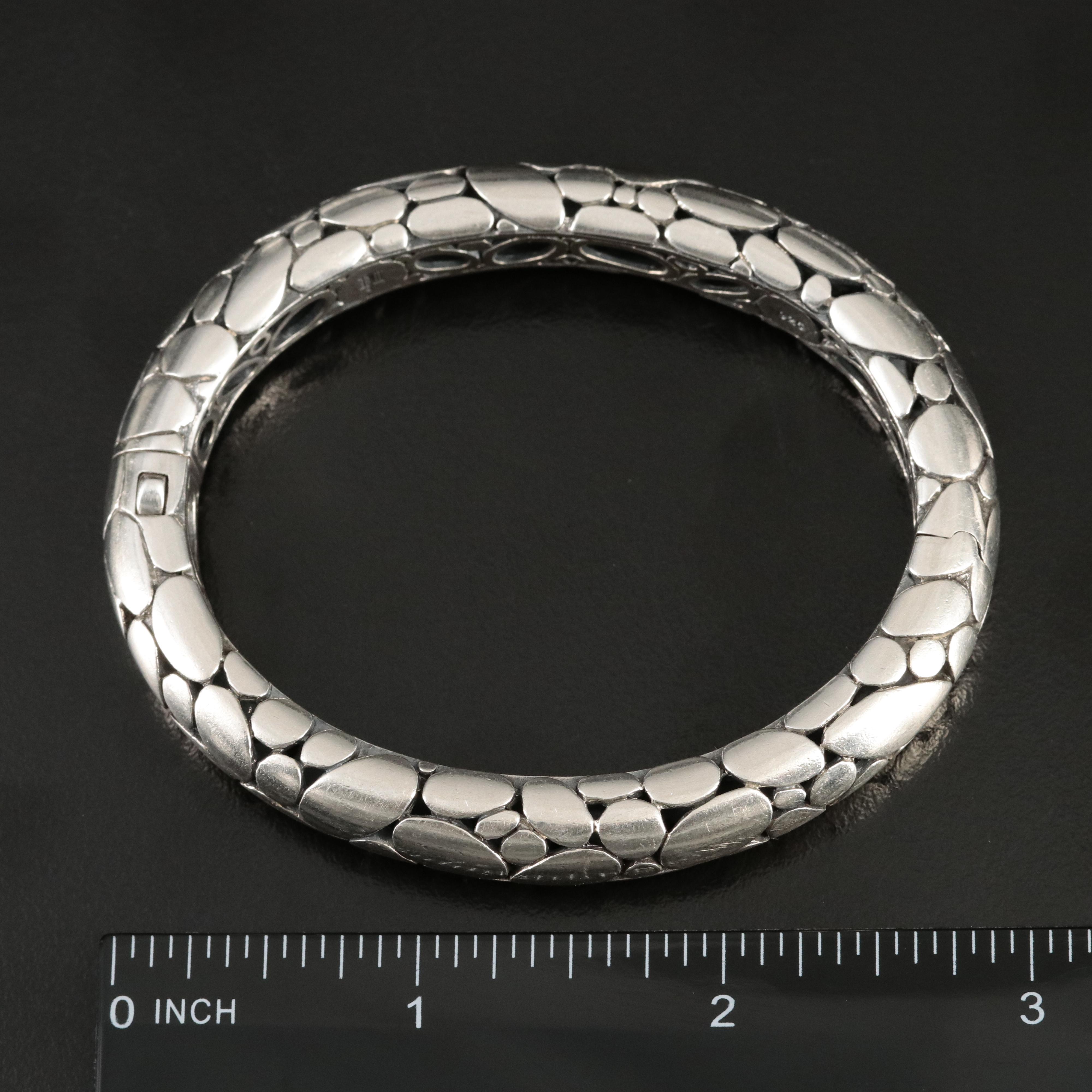 John Hardy "Kali" Sterling Hinged Bangle