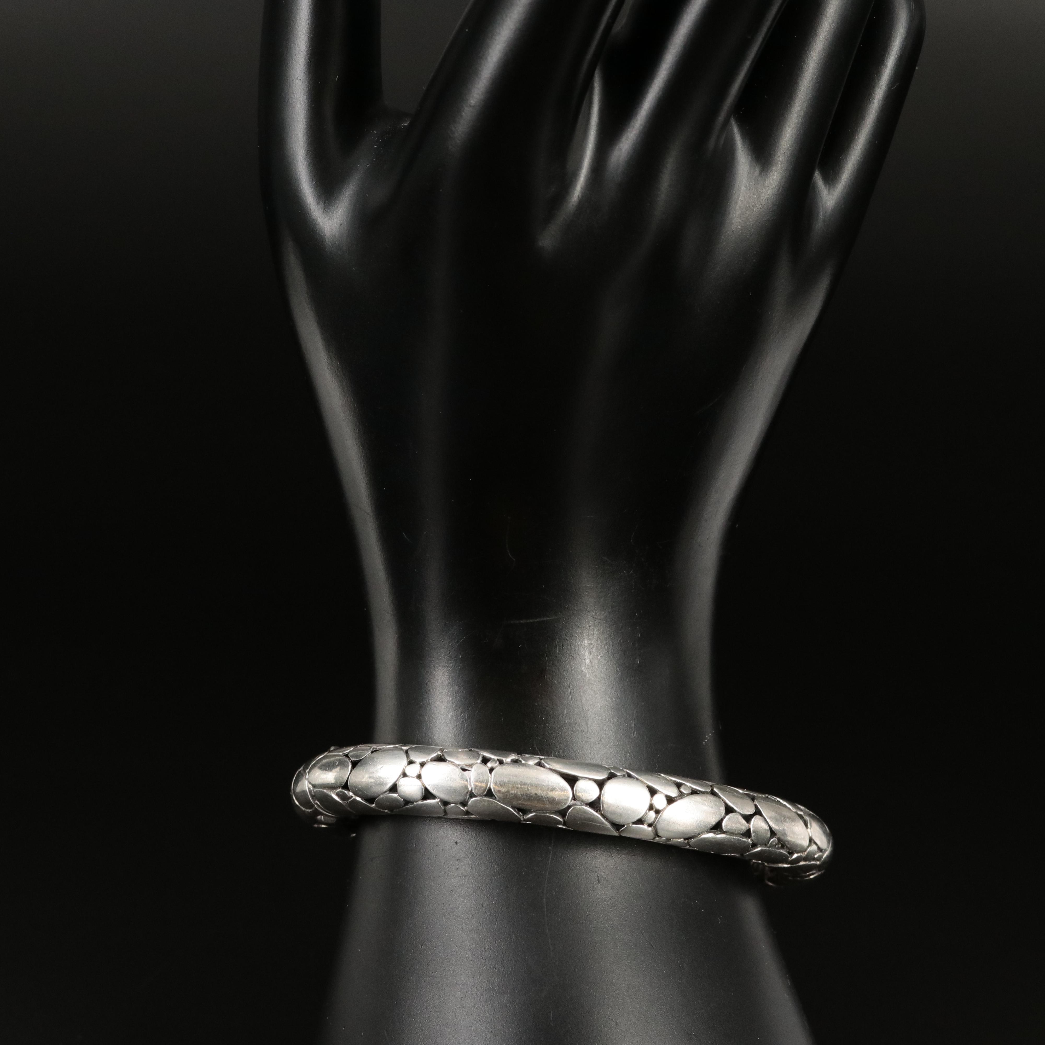 John Hardy "Kali" Sterling Hinged Bangle